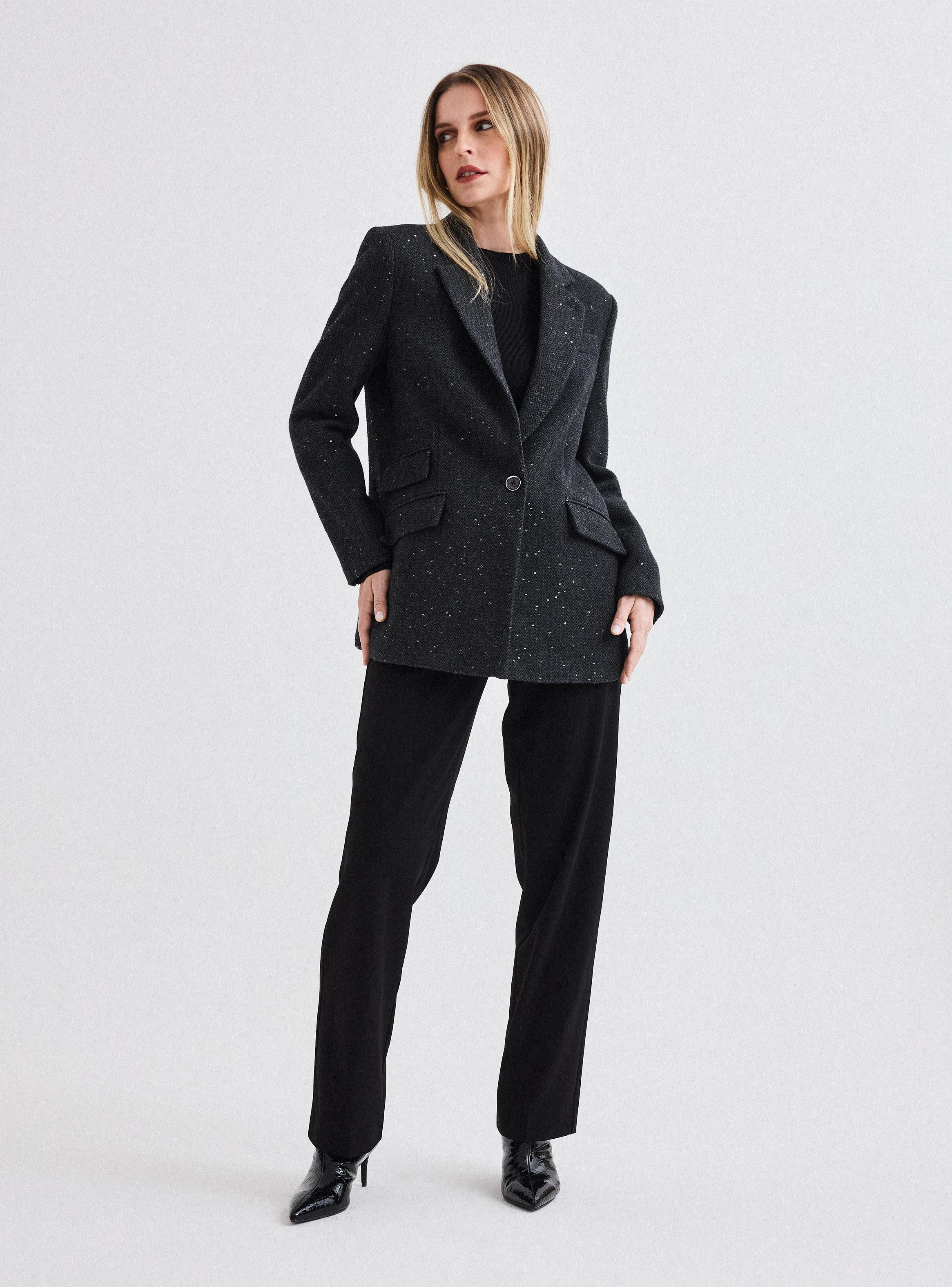 Blazer Espiga con Lentejuelas-4