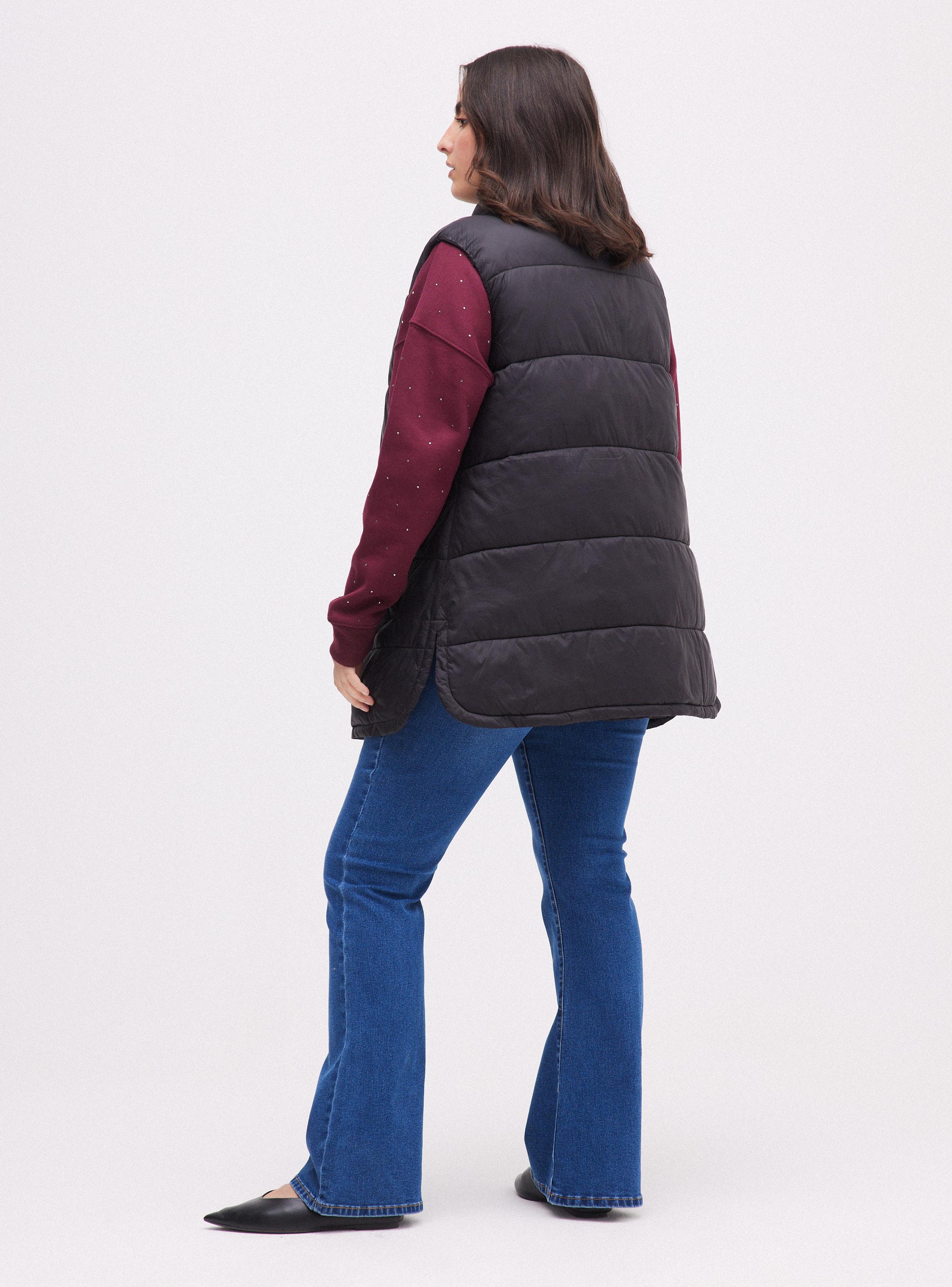 Parka Larga con Acolchado-5