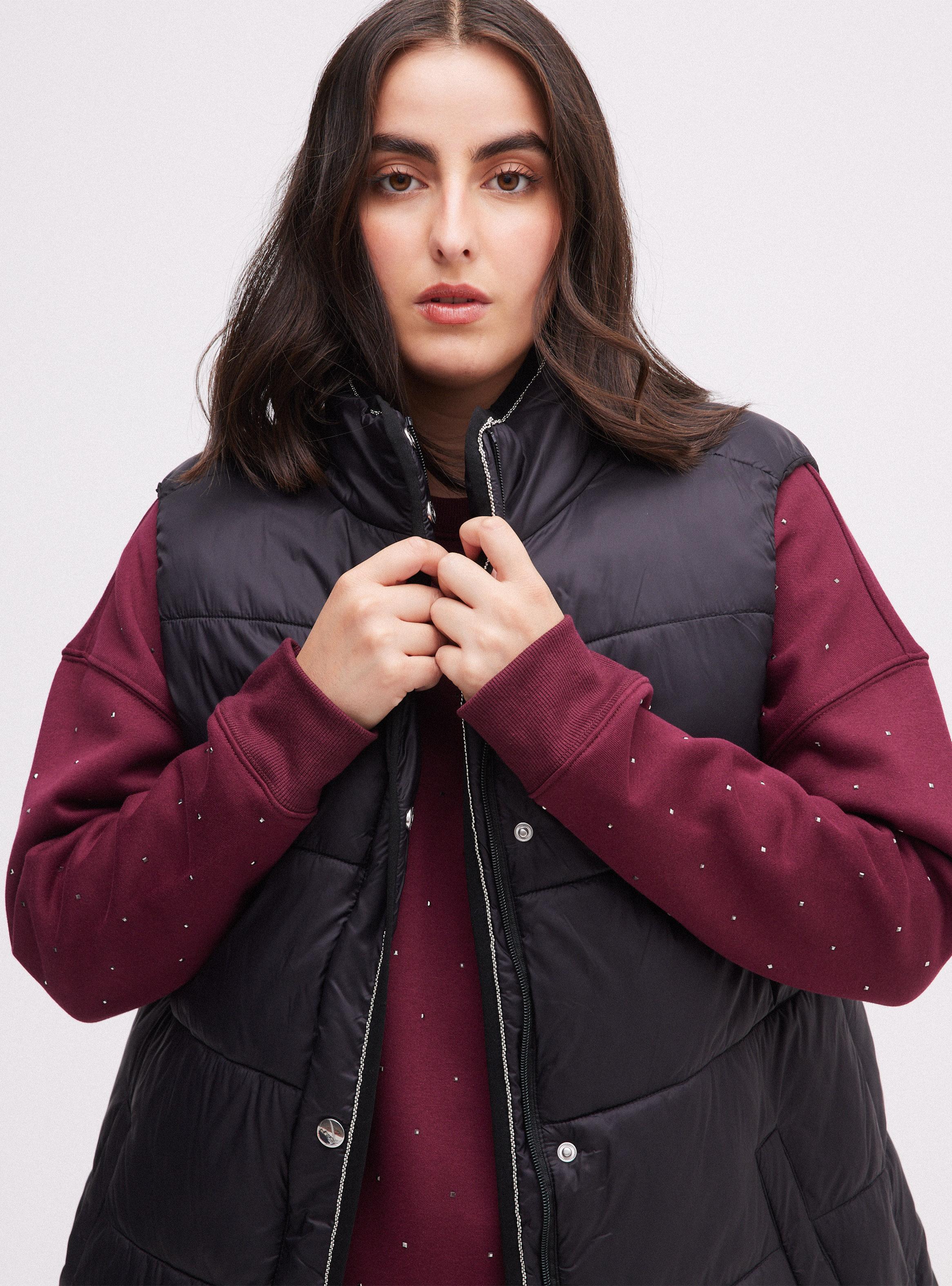 Parka Larga con Acolchado-2