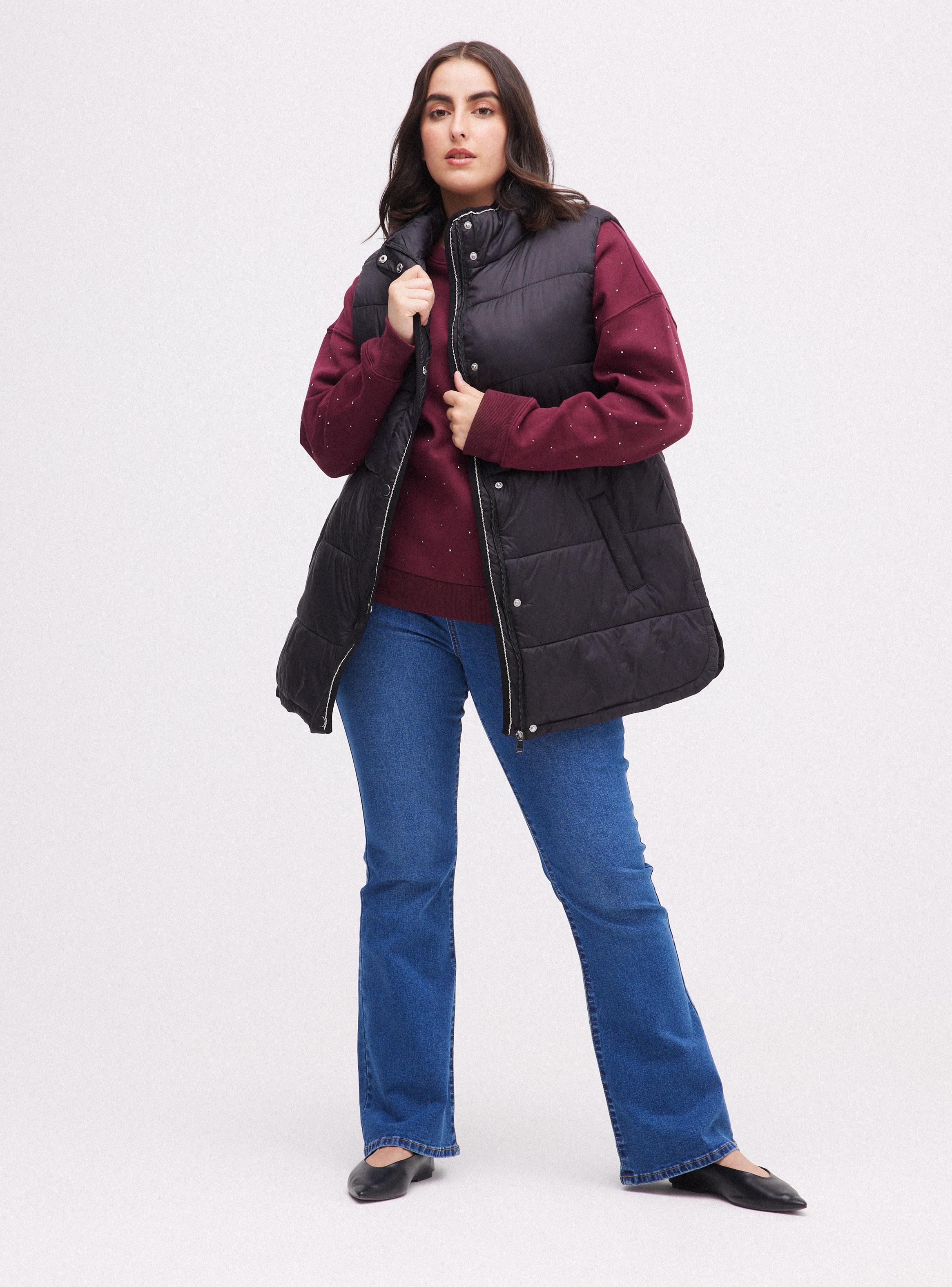 Parka Larga con Acolchado-4