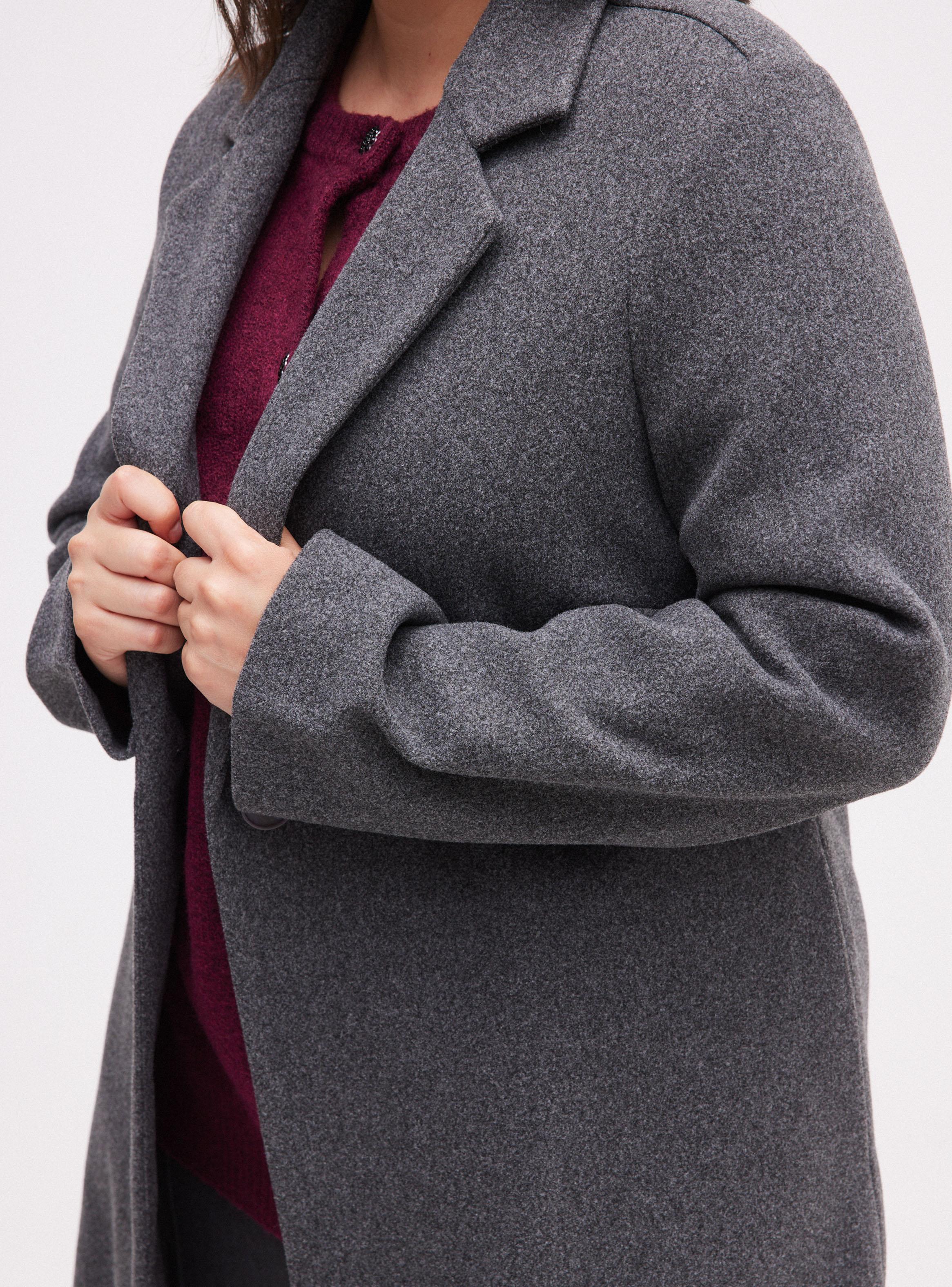 Abrigo Paño con Solapa y Botón-3