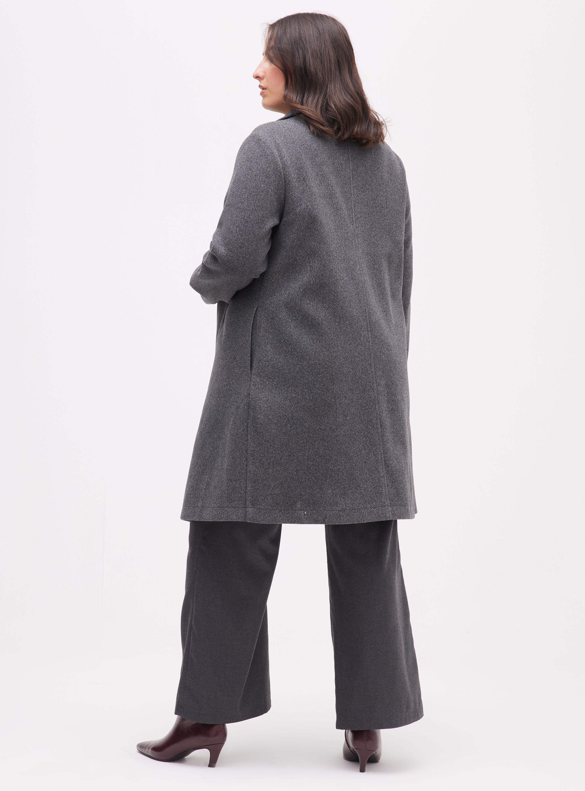 Abrigo Paño con Solapa y Botón-5