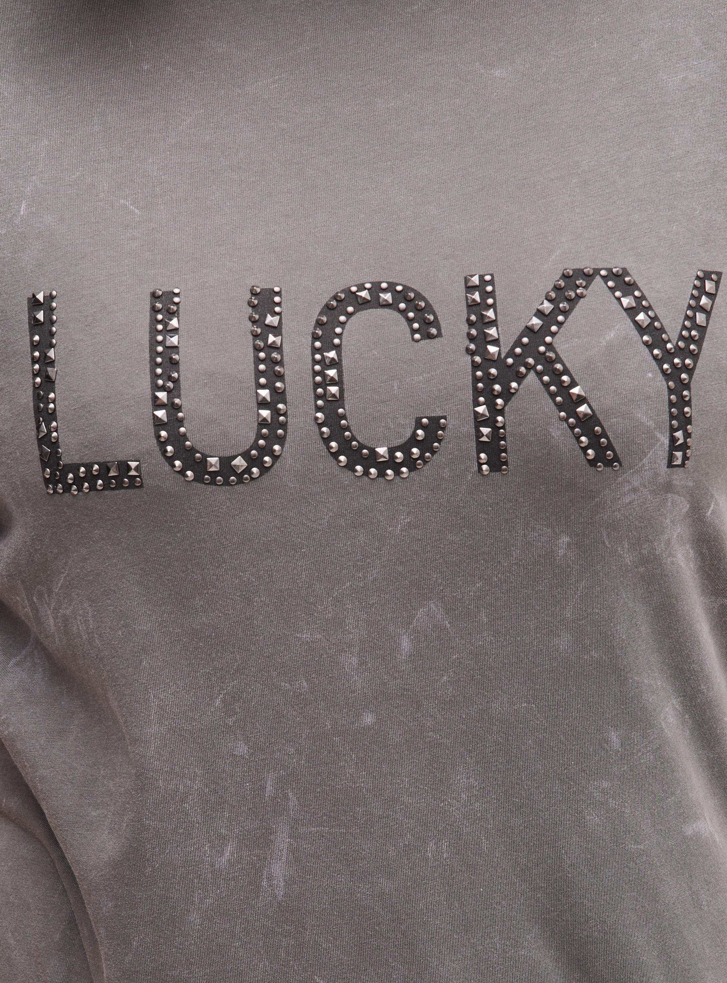 Polera con Basta en Punta y Lavado Desgastado-3