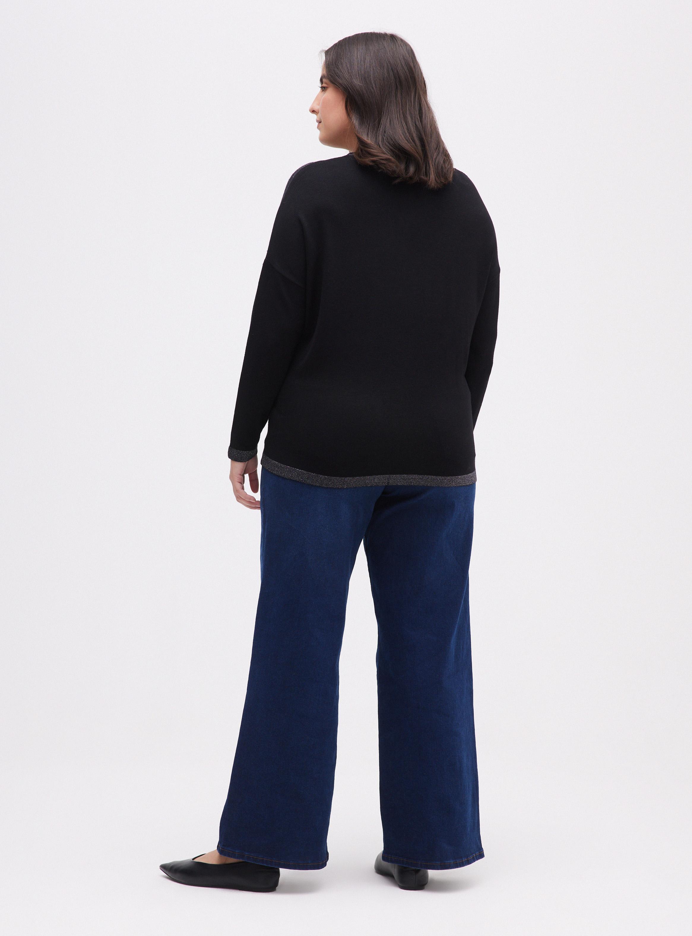 Sweater Jaquard Zebra con Lurex-5