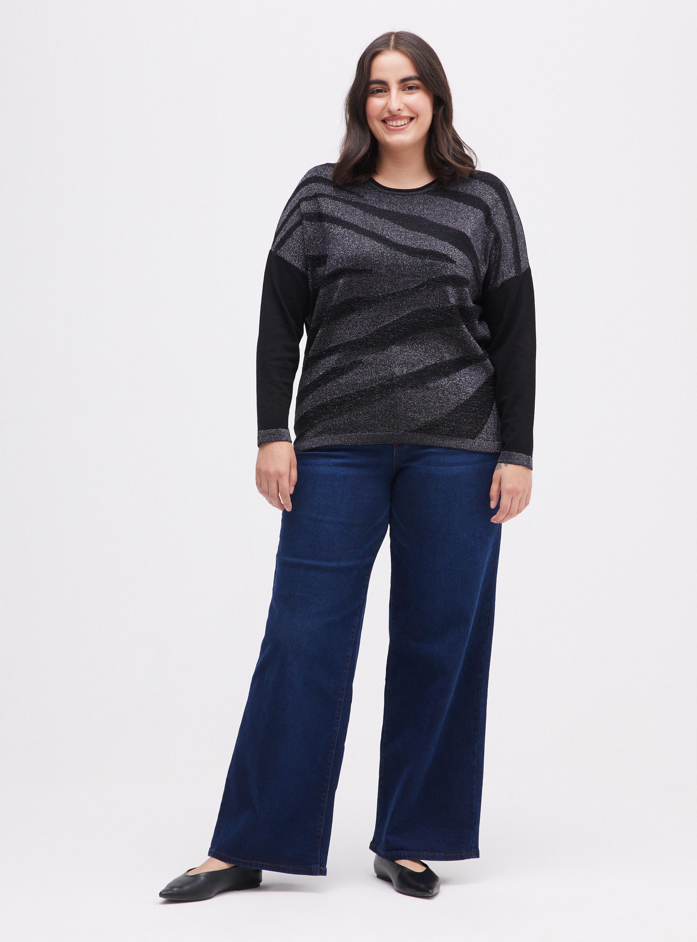 Sweater Jaquard Zebra con Lurex-4