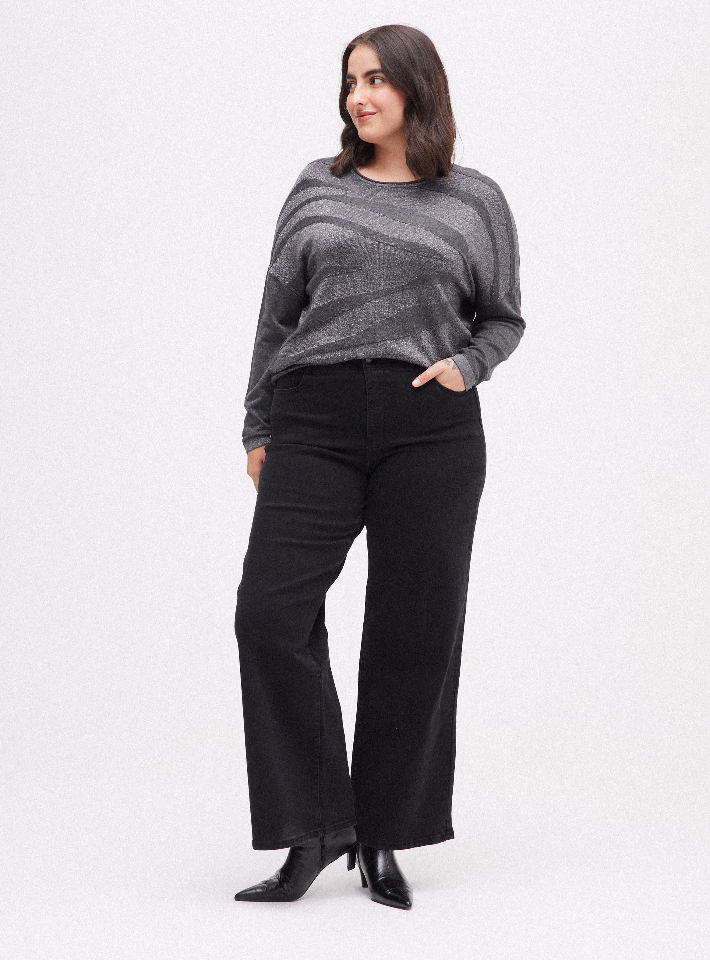 Jeans Control Abdomen Wide Leg-4