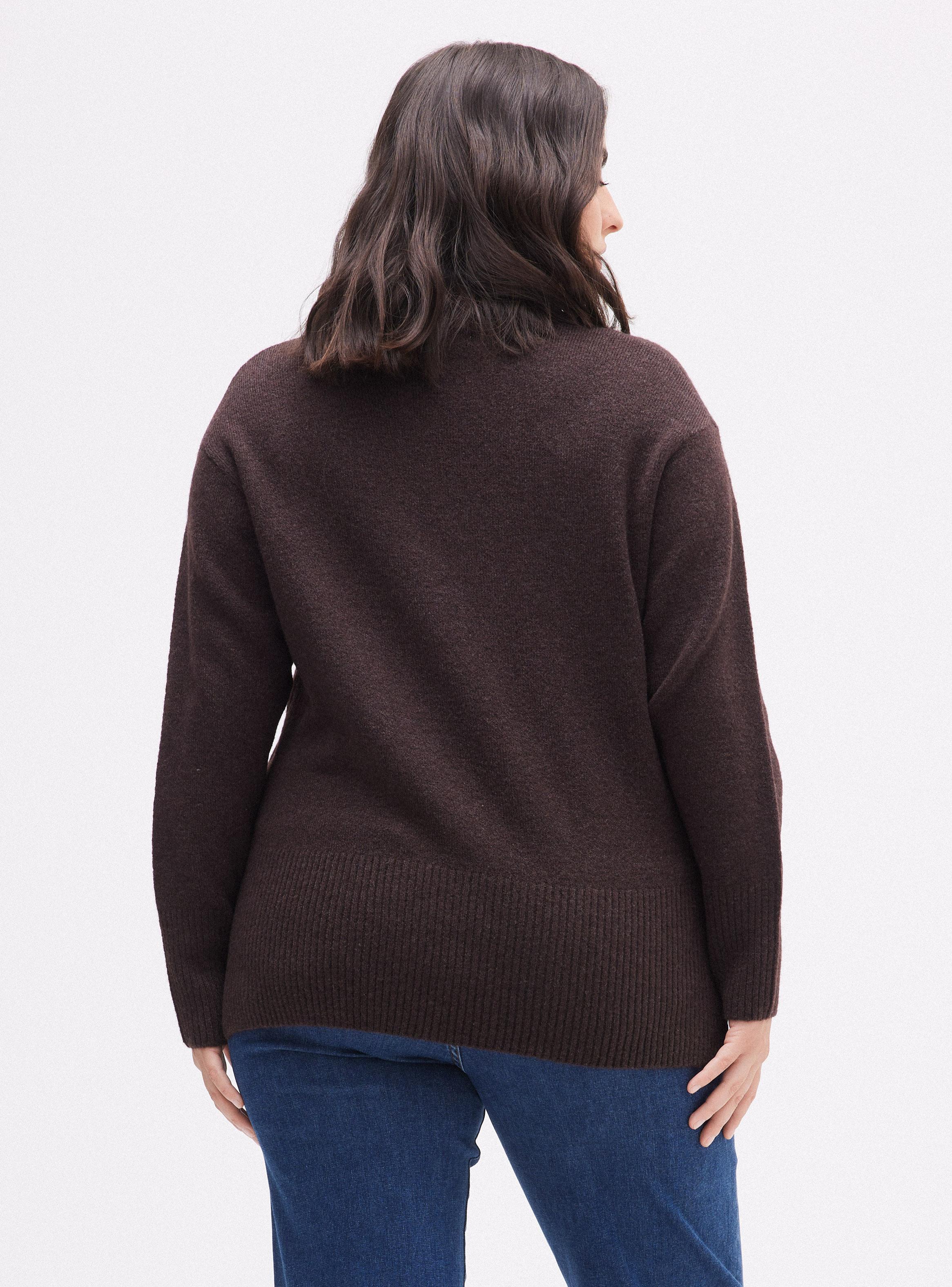 Sweater Básico Cuello Alto-1