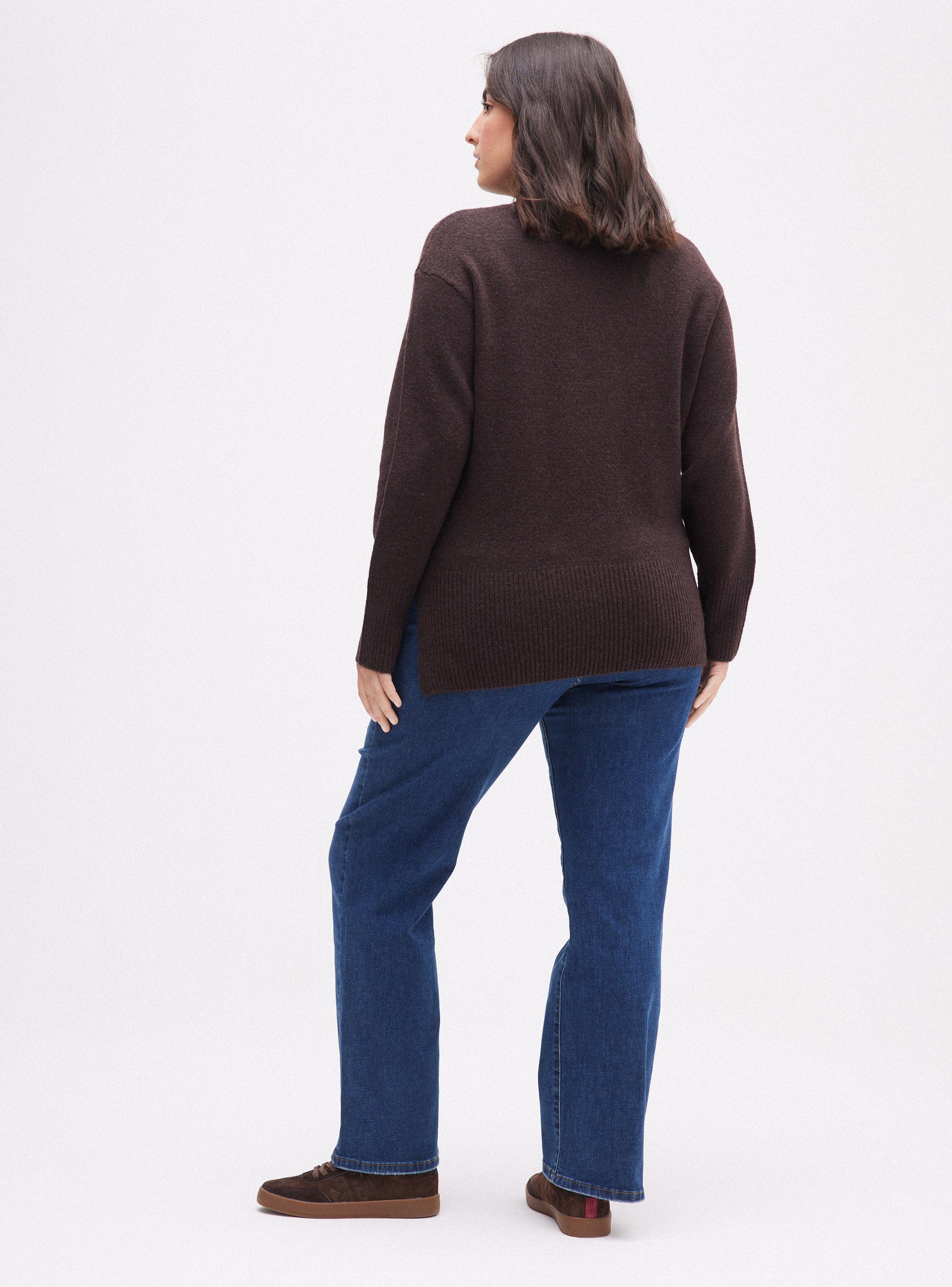 Sweater Básico Cuello Alto-5