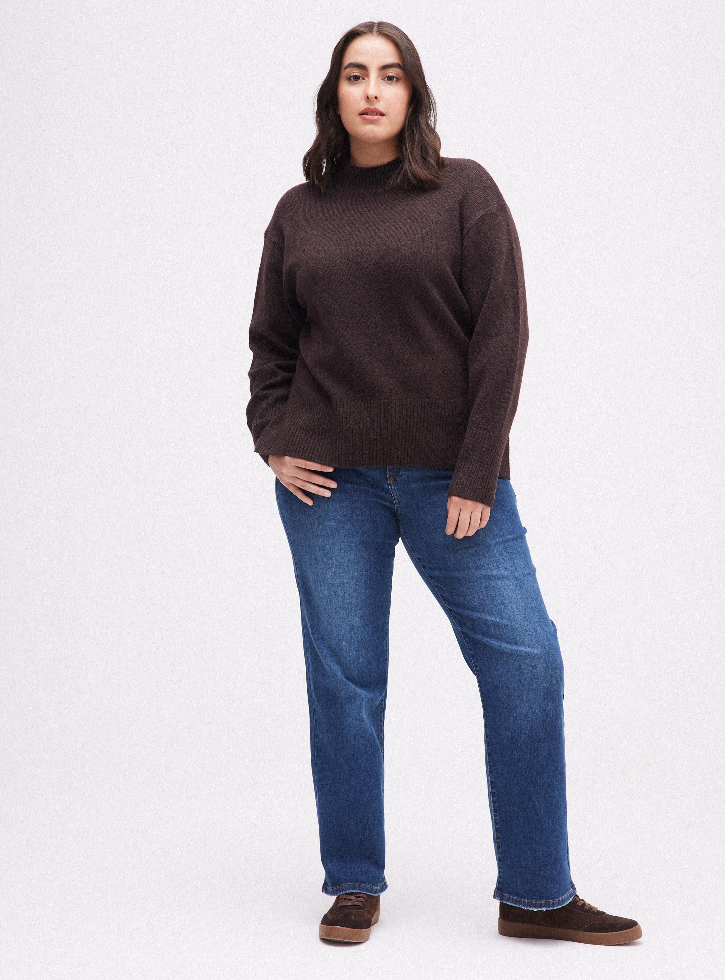 Sweater Básico Cuello Alto-4