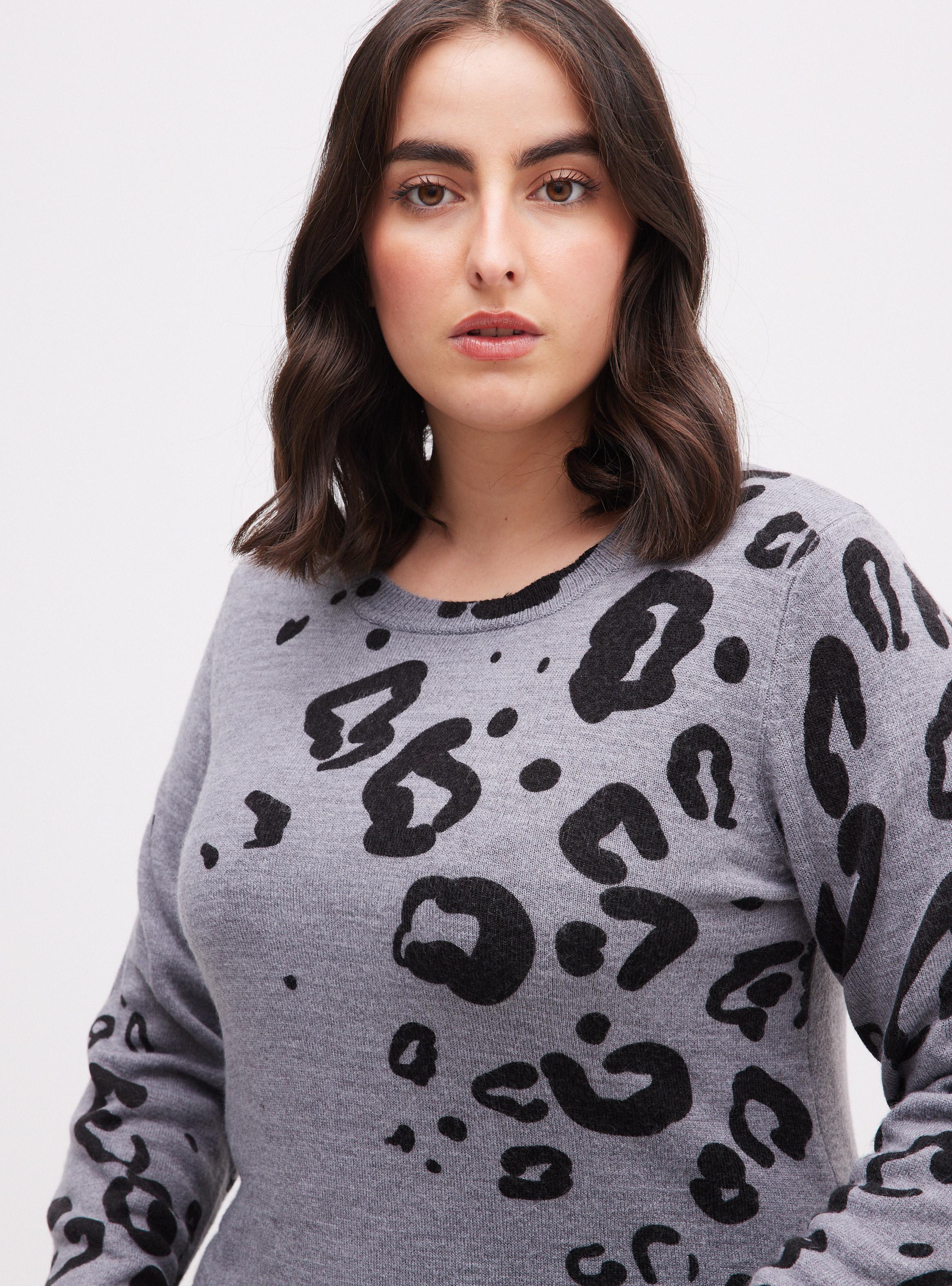 Sweater Estampado Animal-2