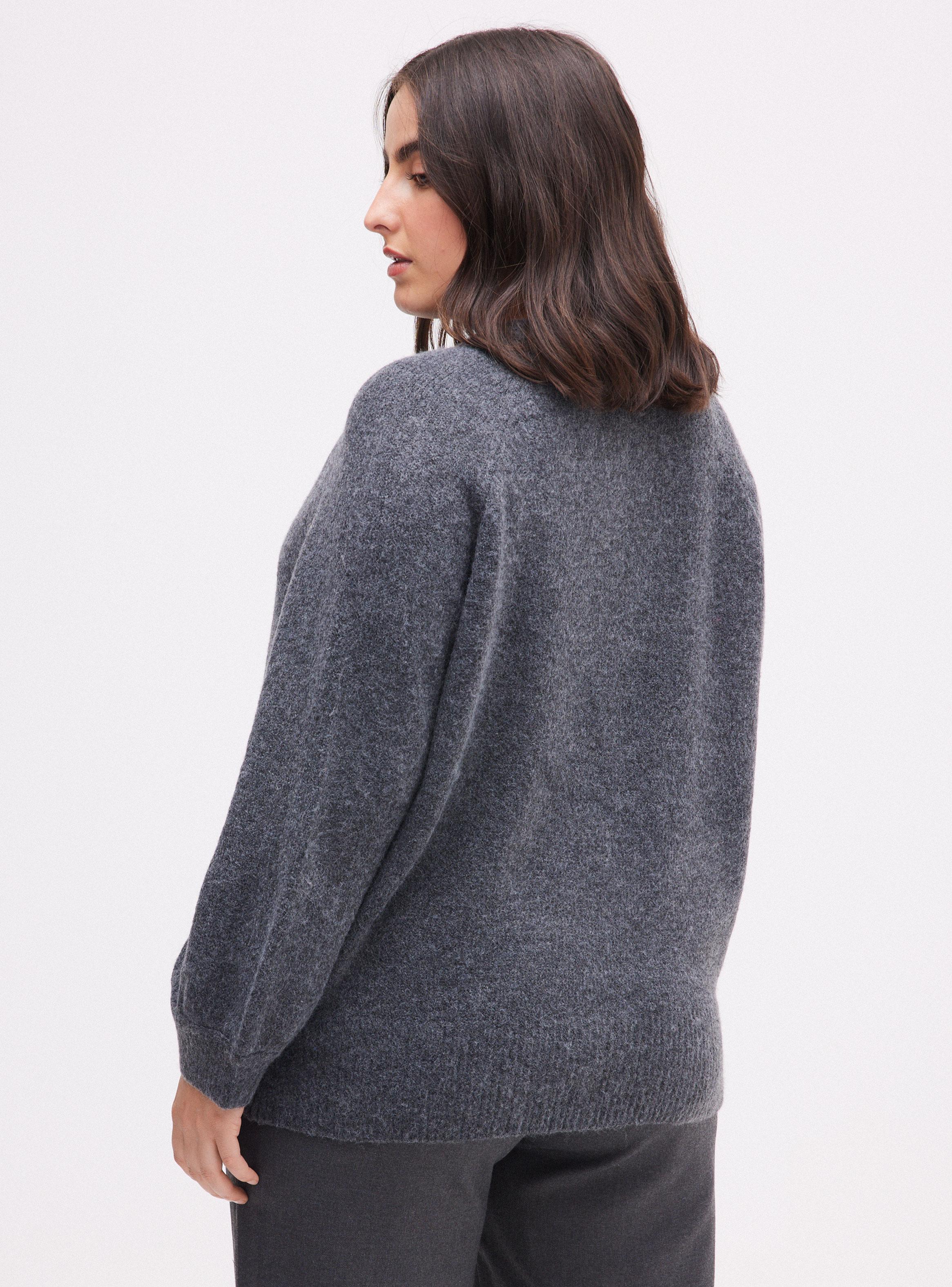 Chaleco Cárdigan con Botón Joya-1