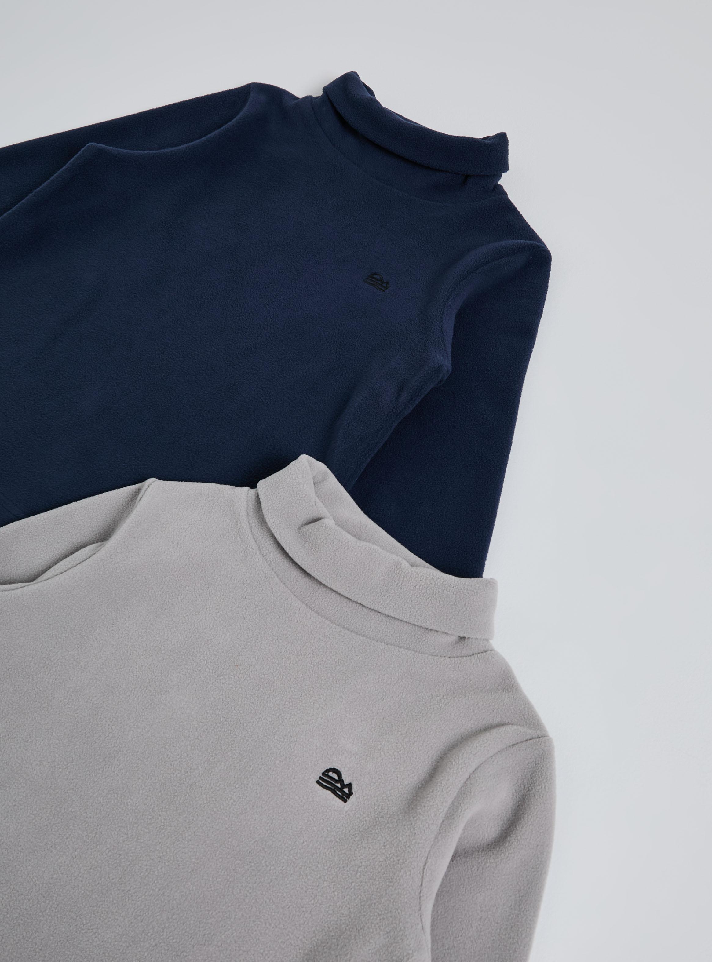 Polera Bipack Detalle En Pecho Micropolar-3