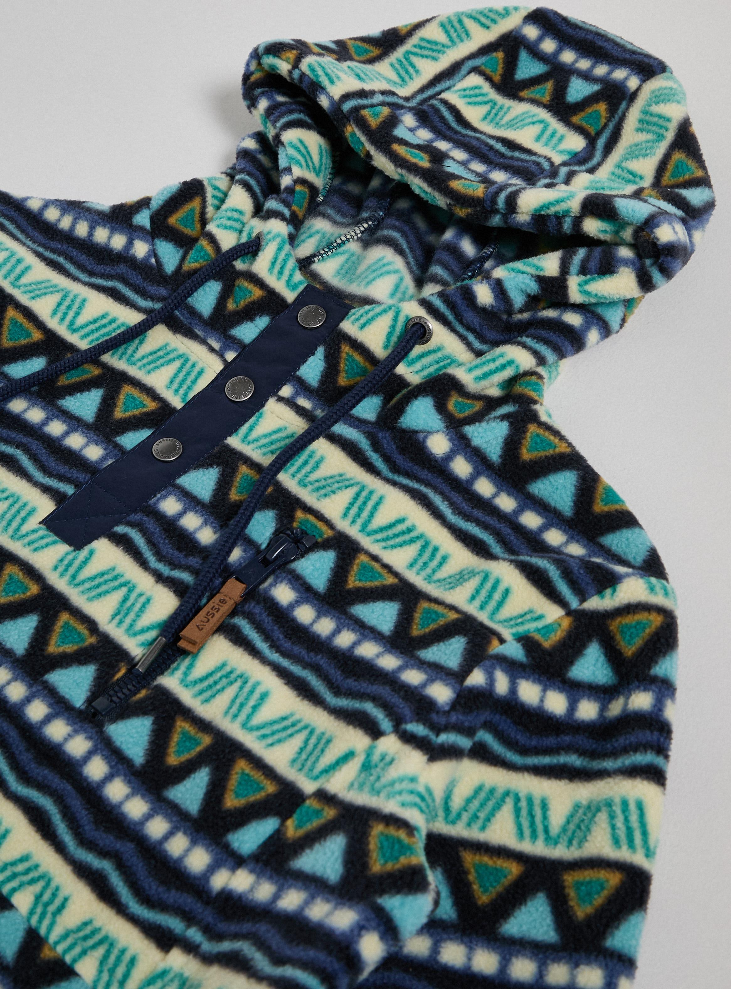 Polar con Capucha y Detalles en Nylon-3