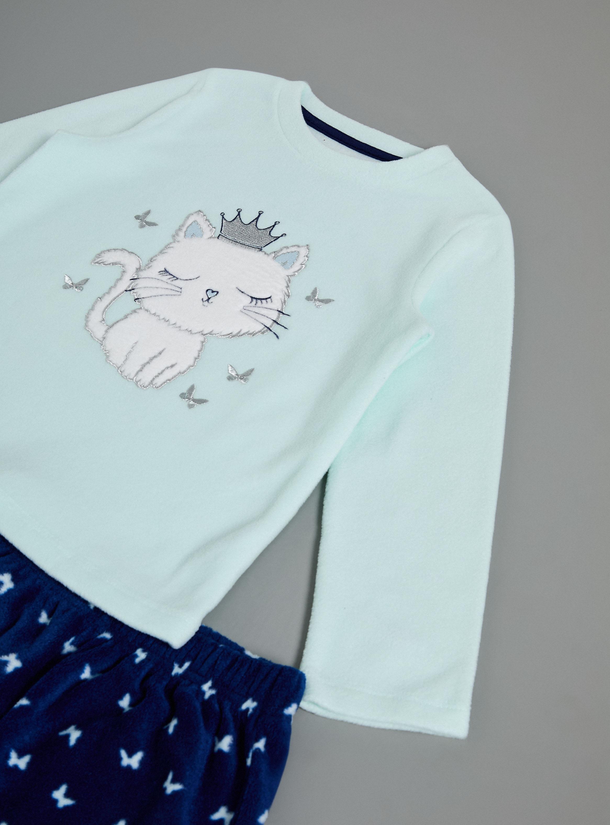 Pijama Polar con Aplicación Bordado-3