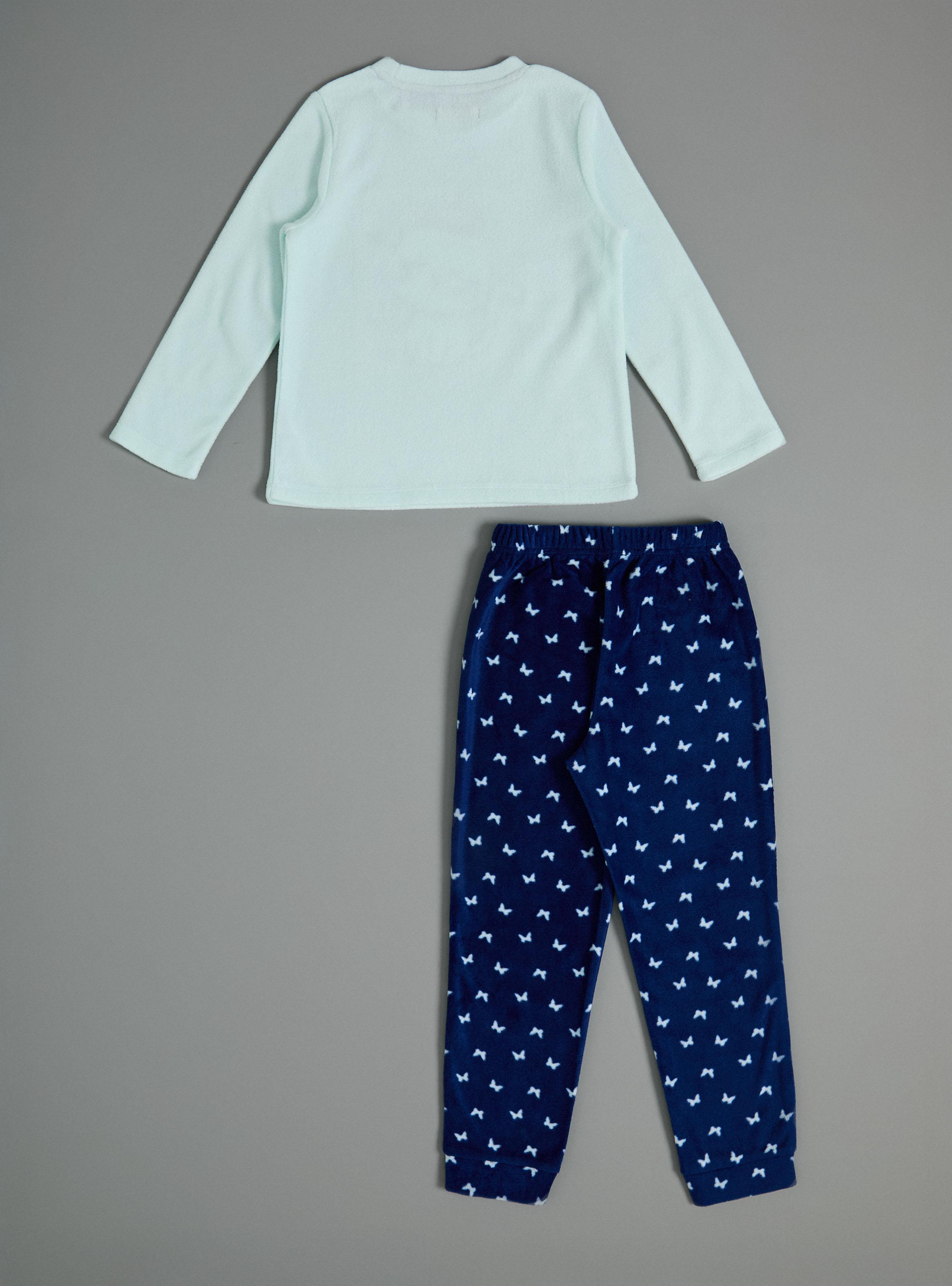 Pijama Polar con Aplicación Bordado-2