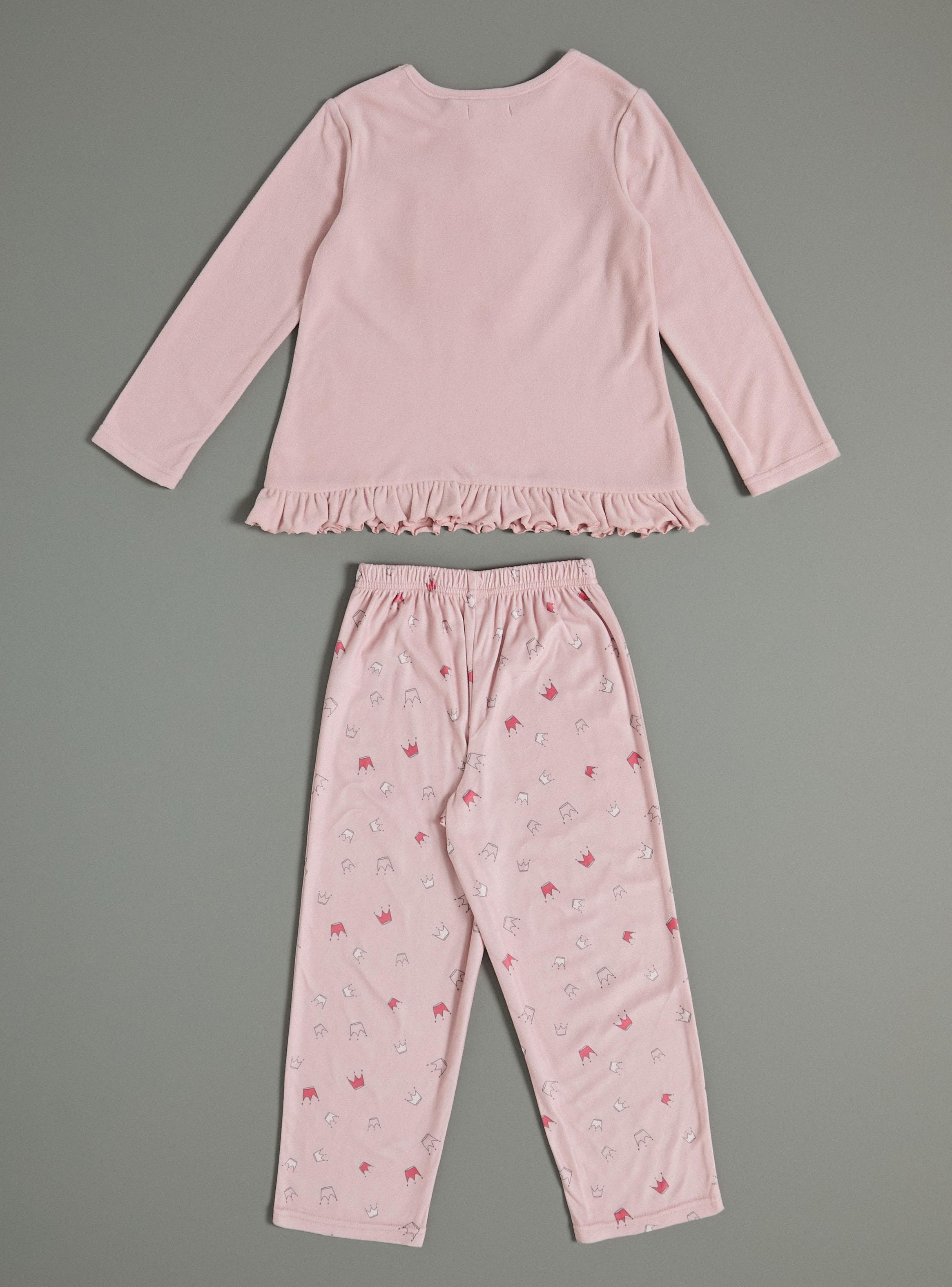 Pijama Bordado y Vuelos de Velour-2