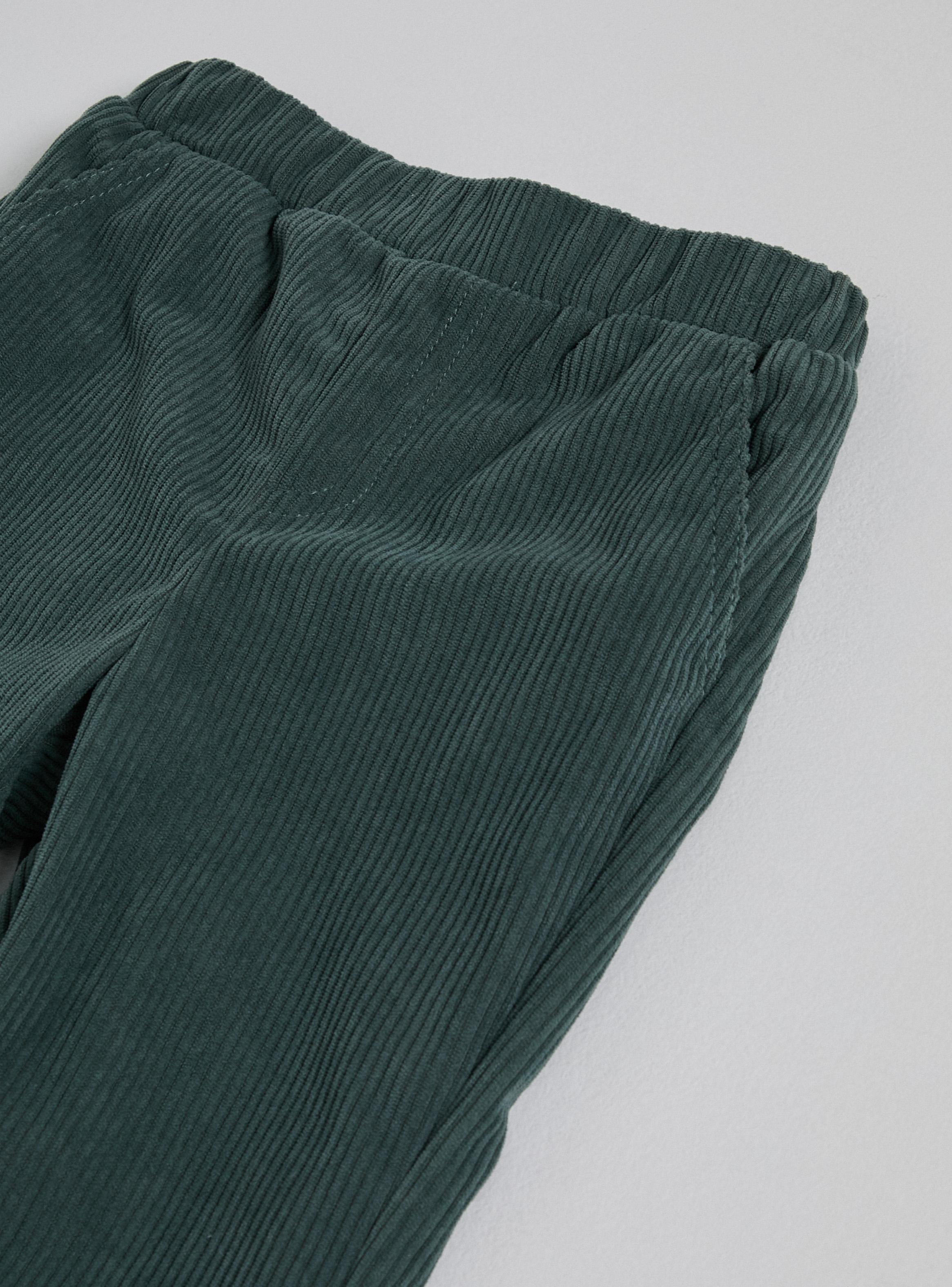 Pantalón Forrado con Cintura Elasticada-3