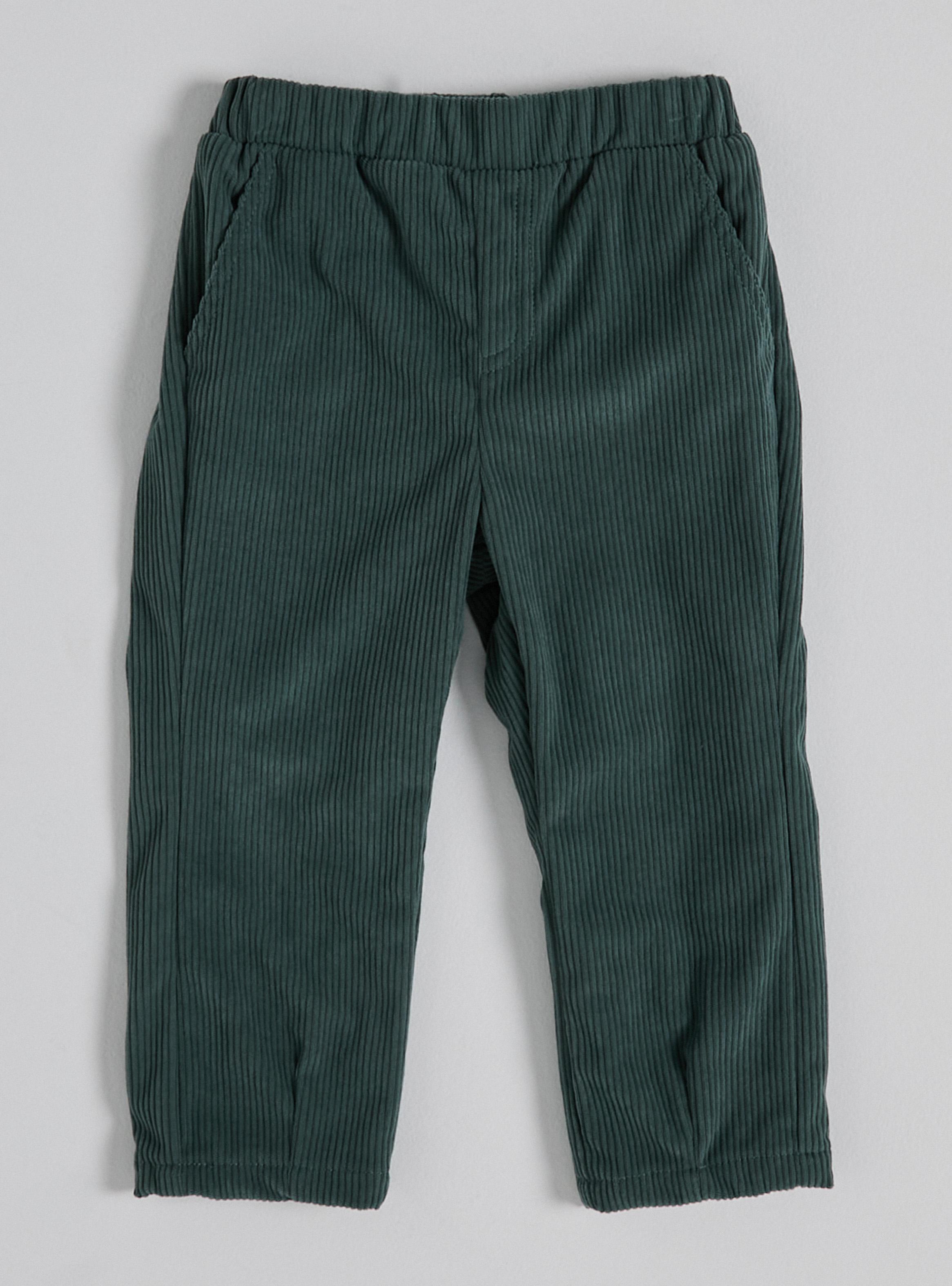 Pantalón Forrado con Cintura Elasticada-1