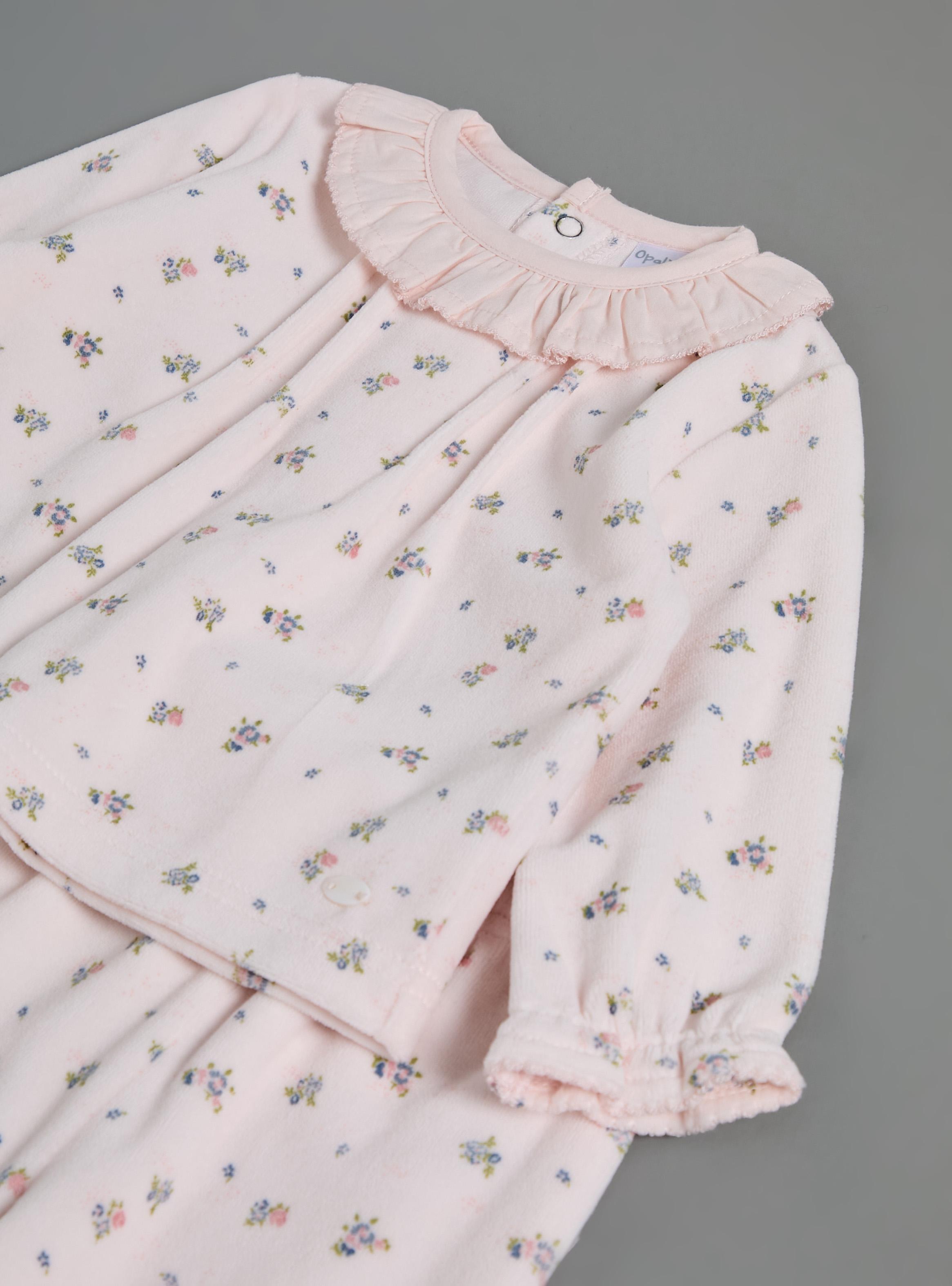 Conjunto Estampado Romántico y Picueta en Cuello-3