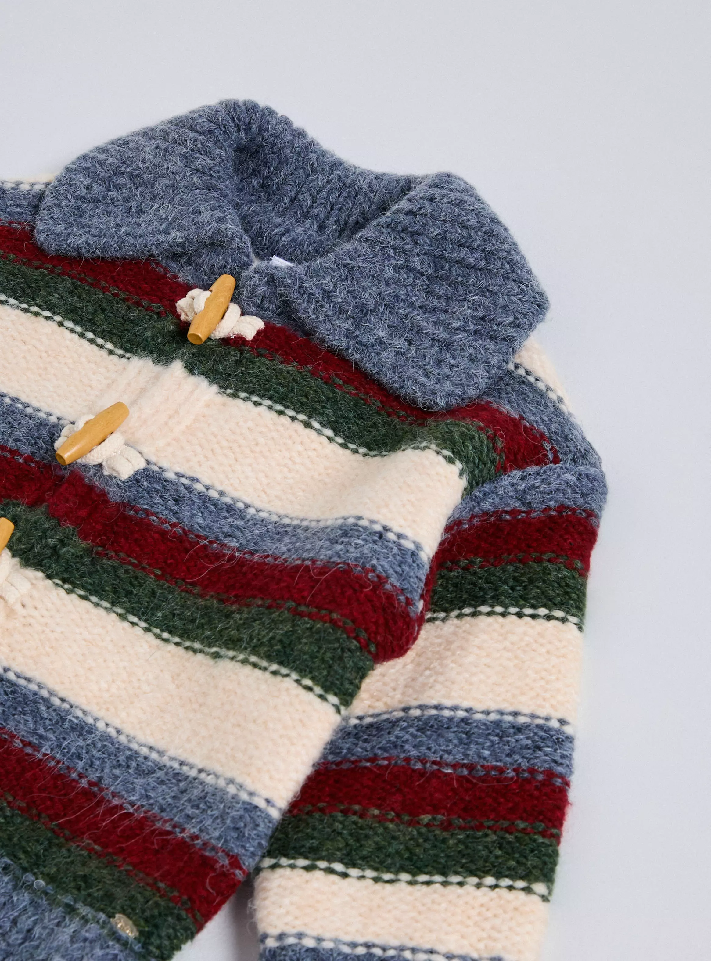 Chaleco Rayas con Bloque Color Niño-3