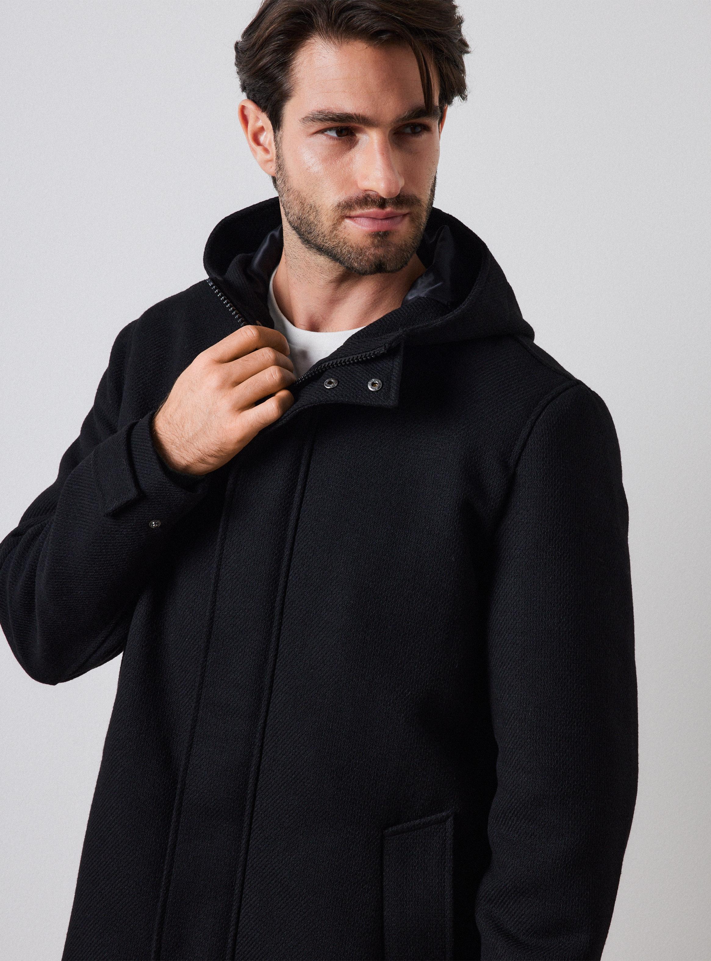 Abrigo con Gorro Largo-2