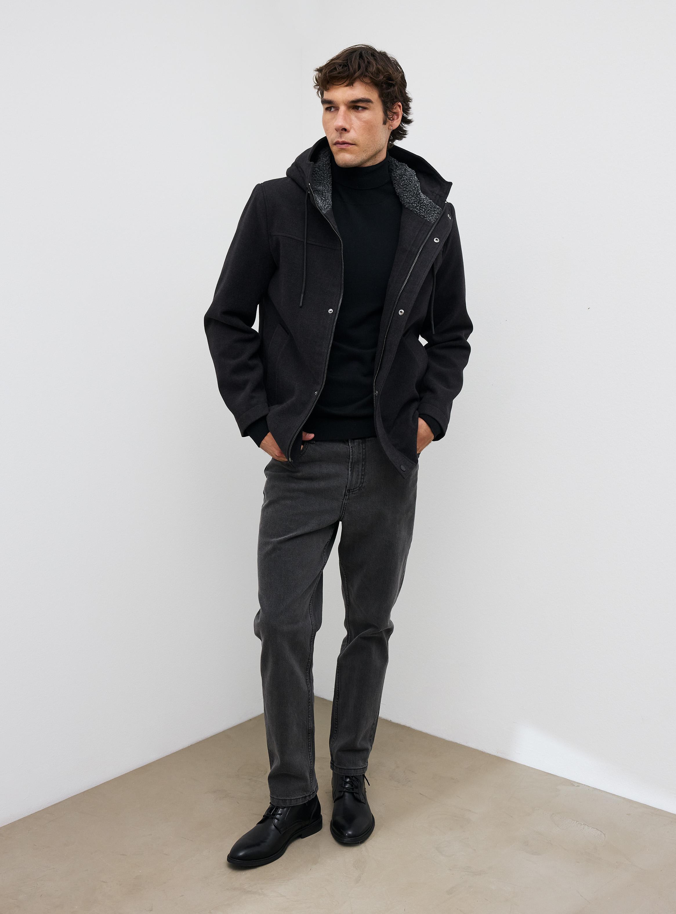 Abrigo con Gorro Corto-4