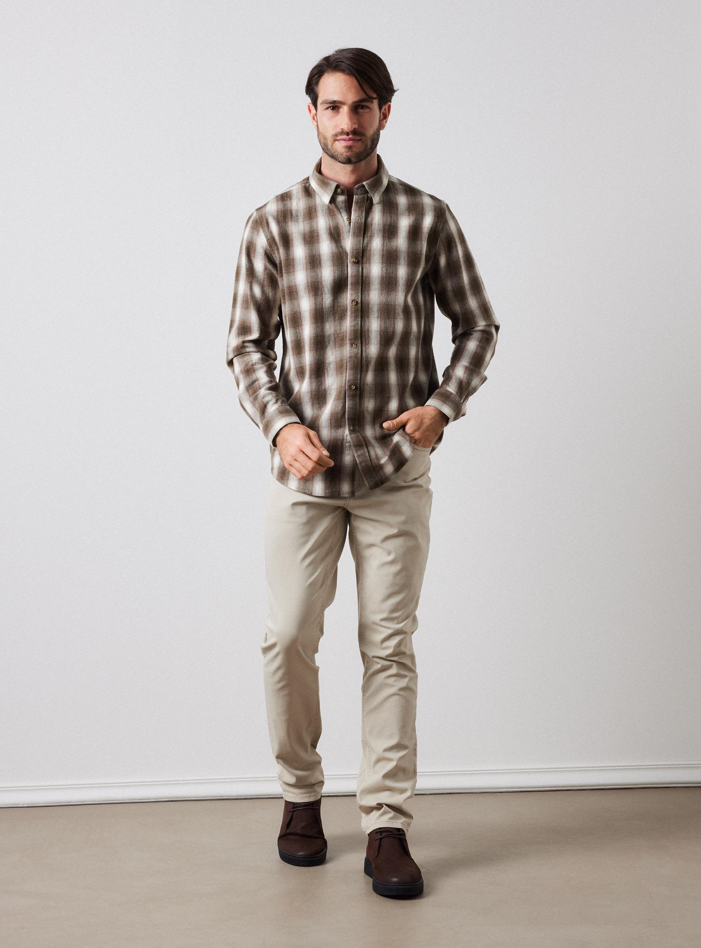 Camisa Manga Larga Franela Checks-4