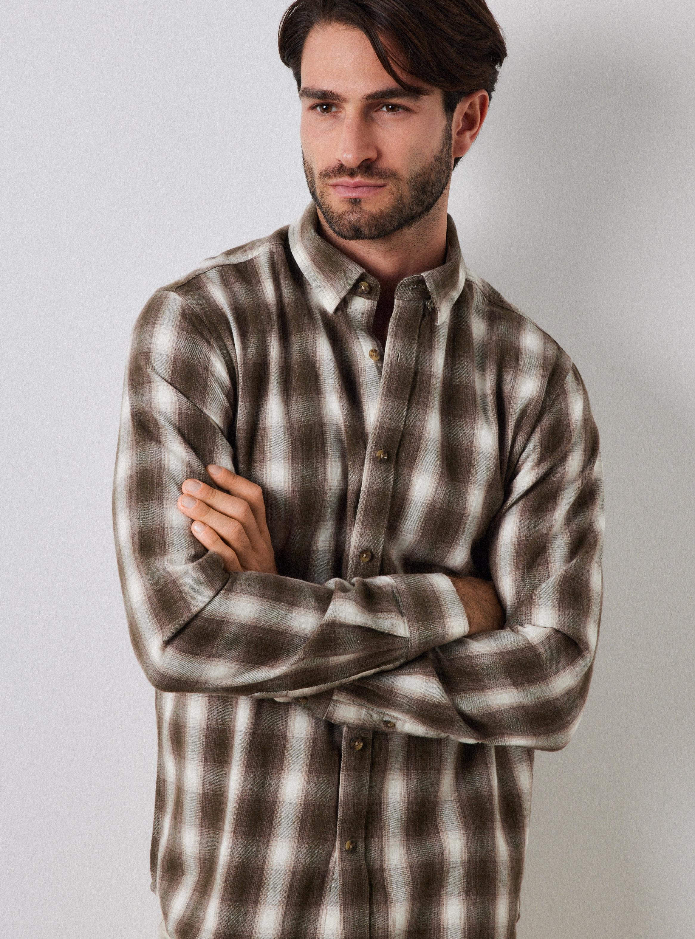 Camisa Manga Larga Franela Checks-2