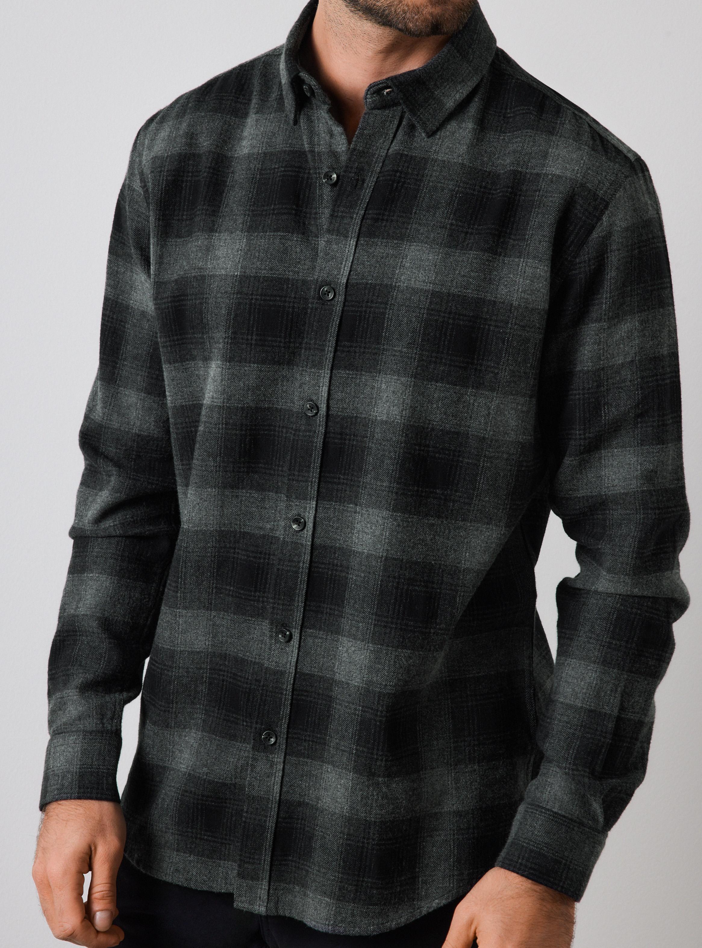 Camisa Manga Larga Franela Cuadros-3