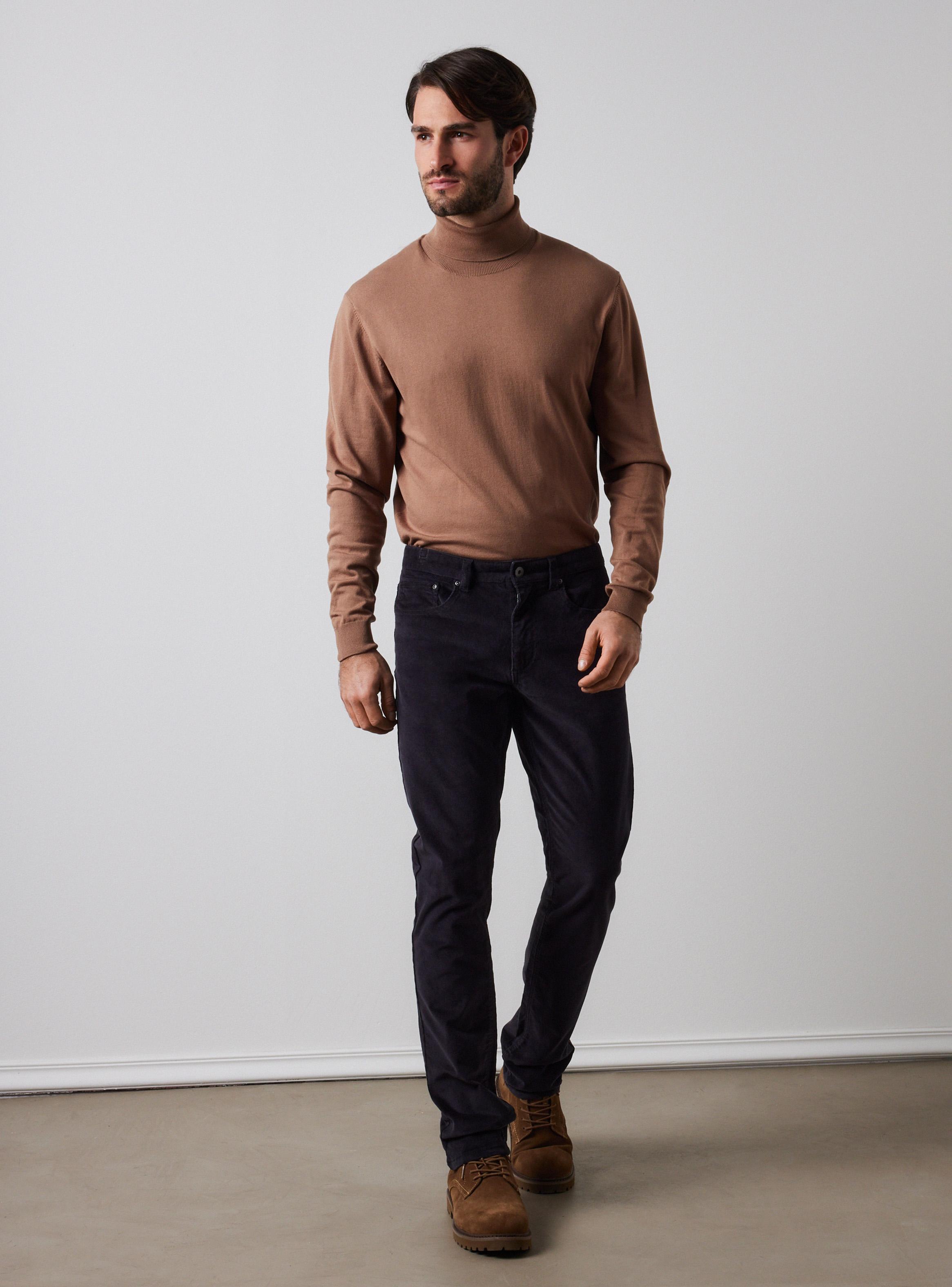 Pantalón Cotele Slim Fit-4