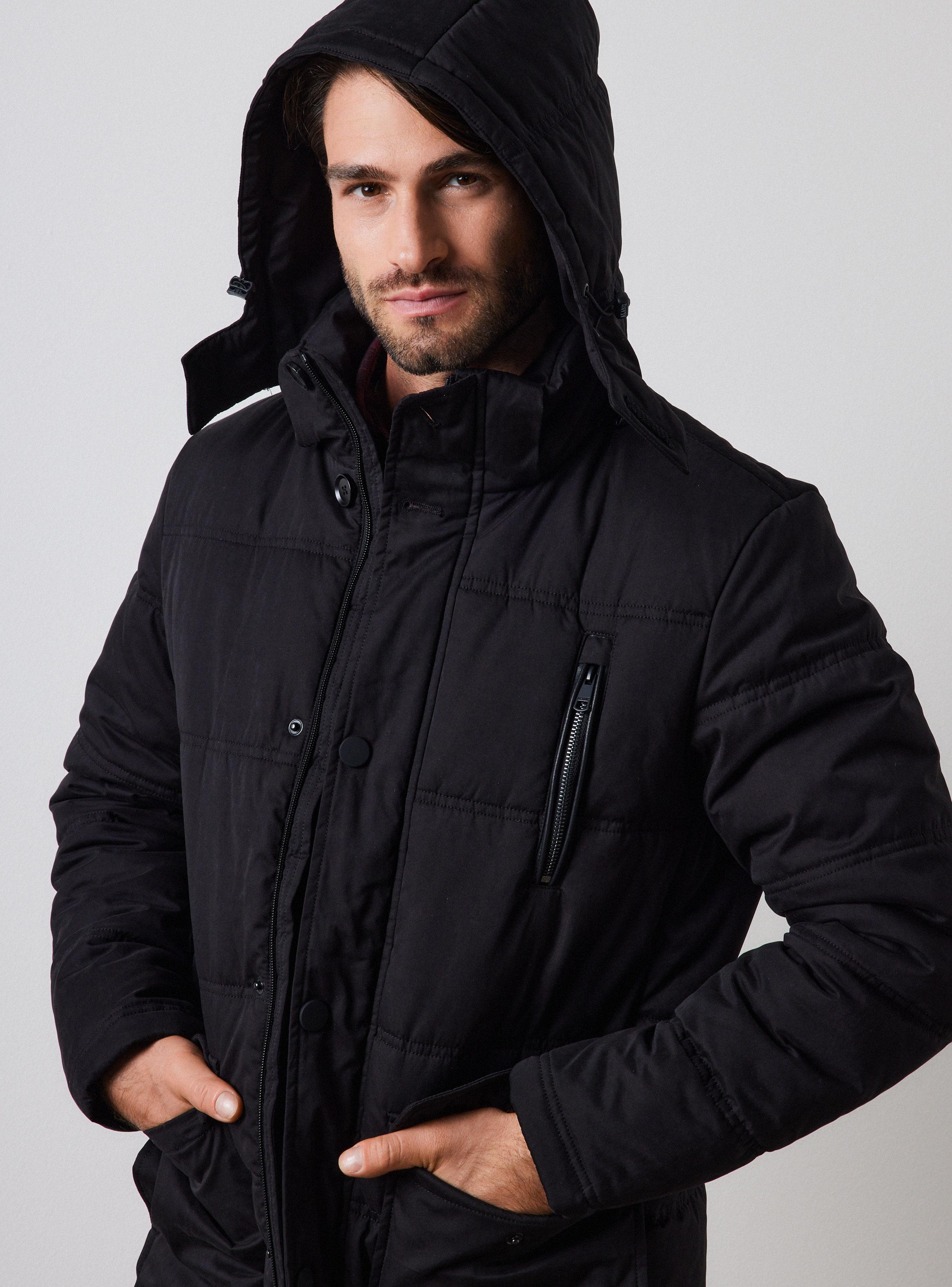 Parka Larga con Gorro-2