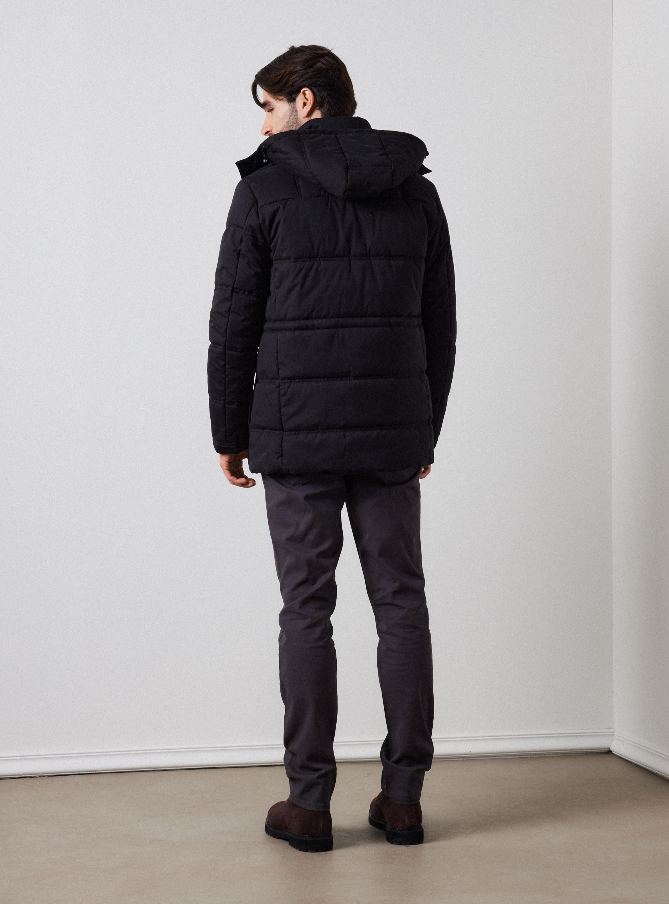 Parka Larga con Gorro-5