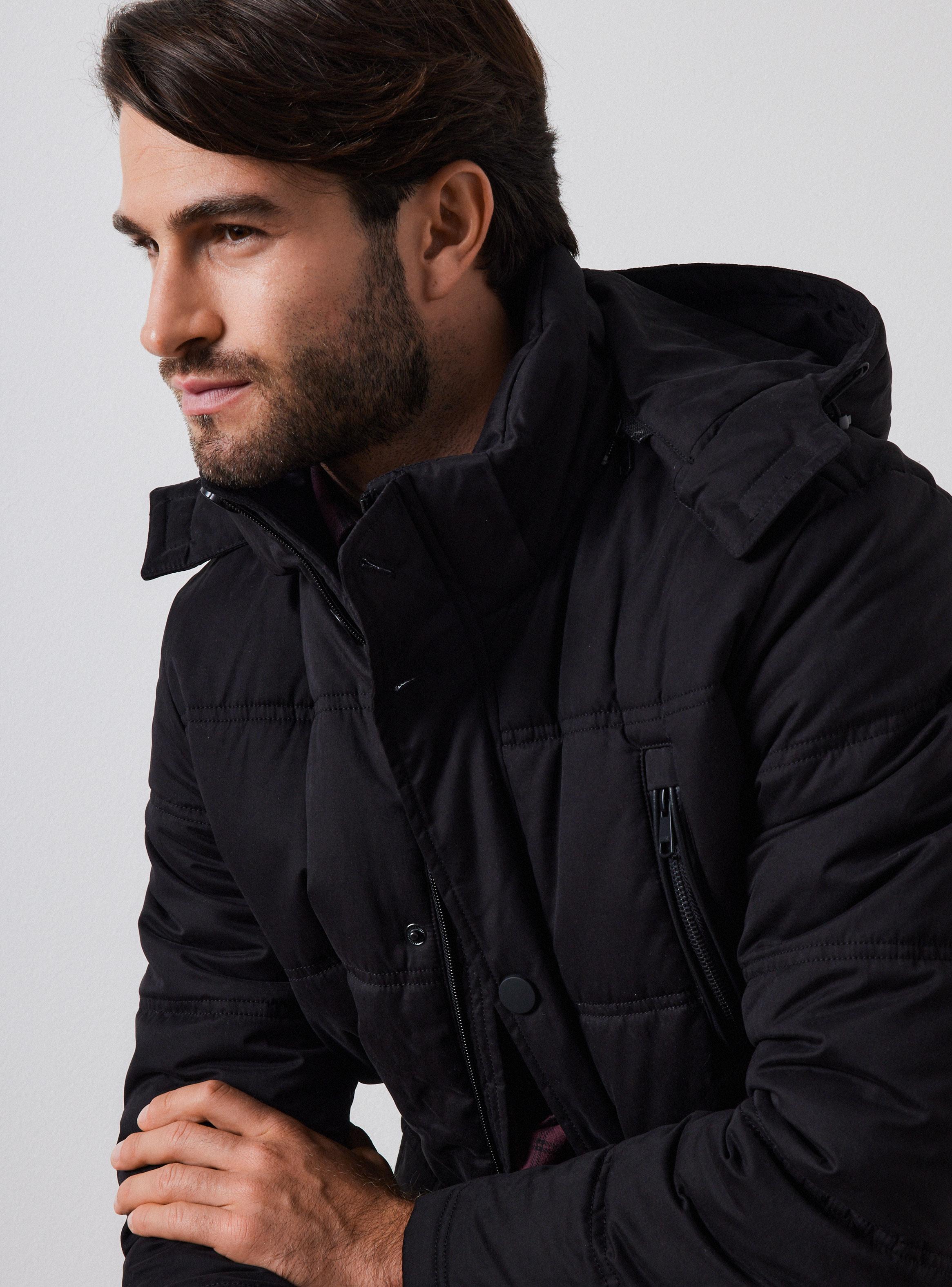 Parka Larga con Gorro-3