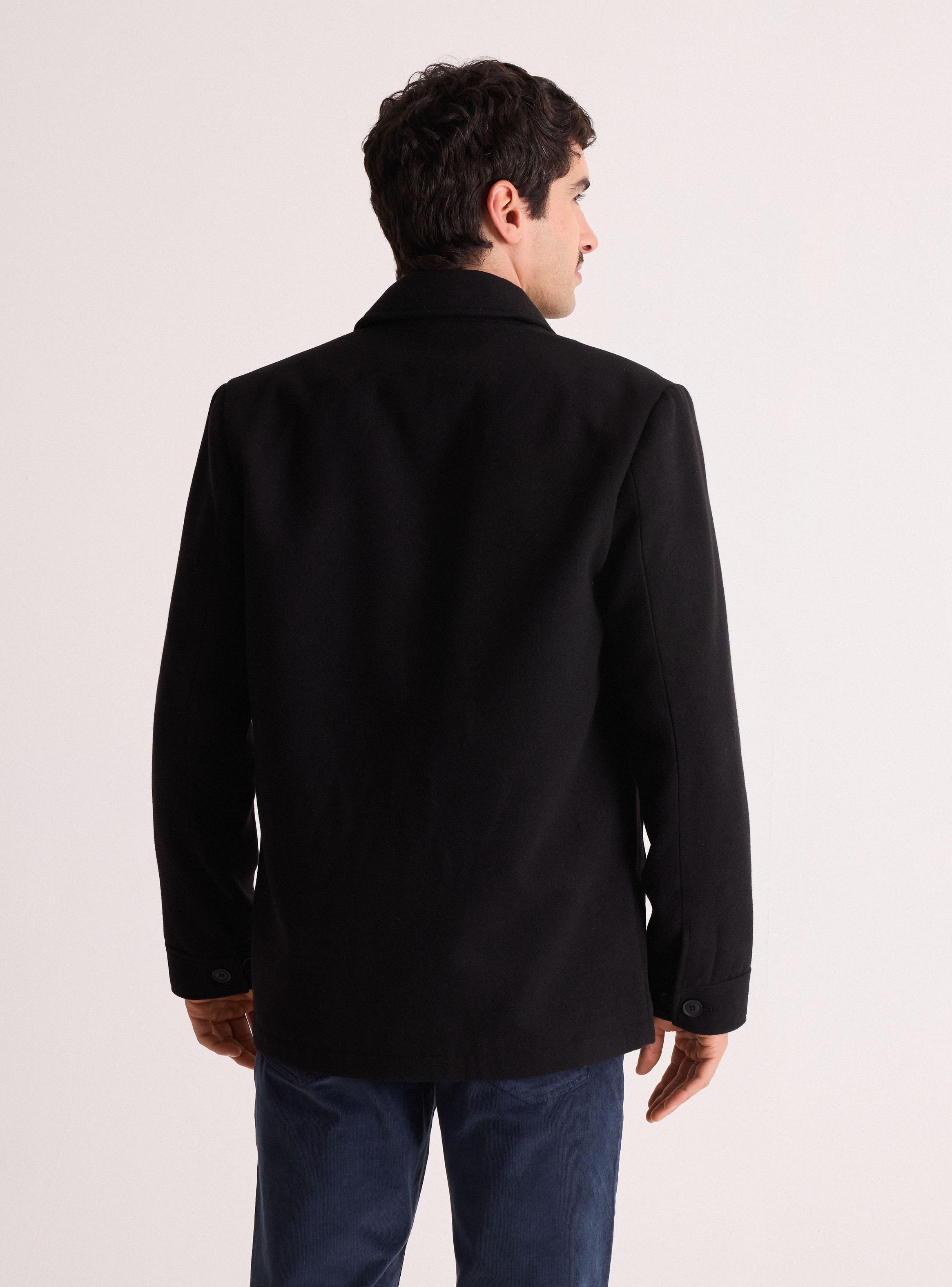 Abrigo Casual Bolsillo Abajo-1