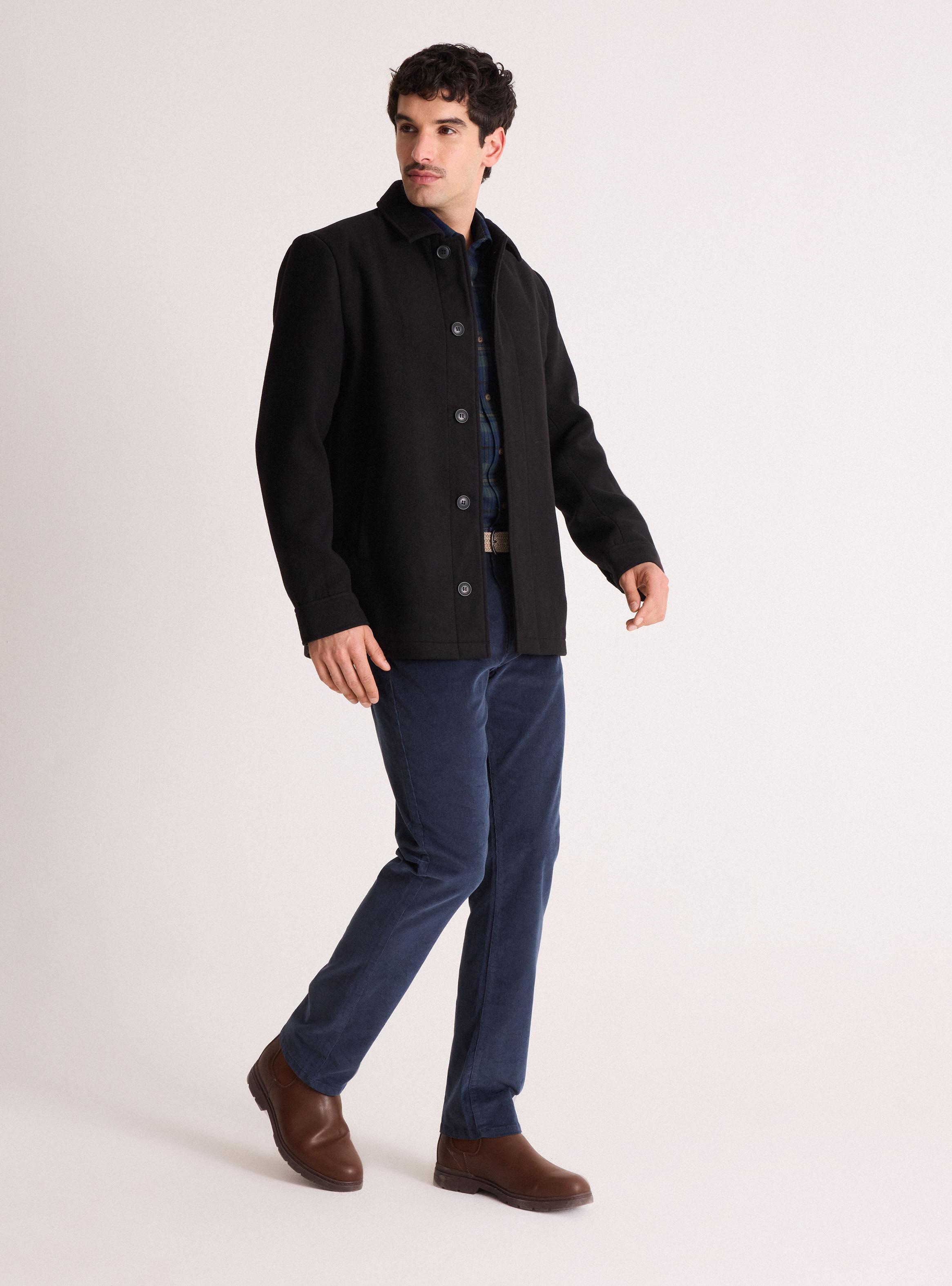 Abrigo Casual Bolsillo Abajo-4