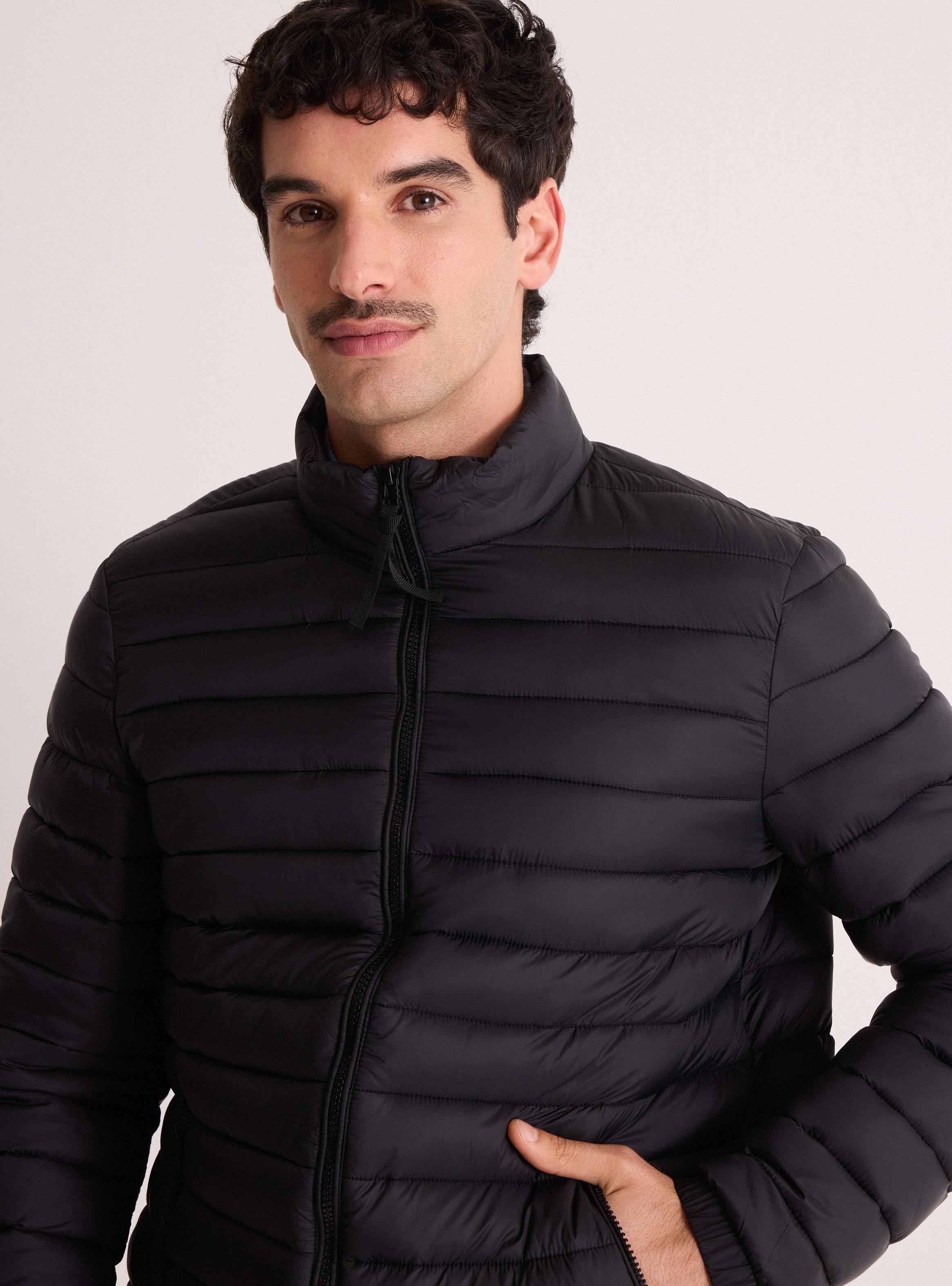 Parka Básica Casual Manga Larga-2