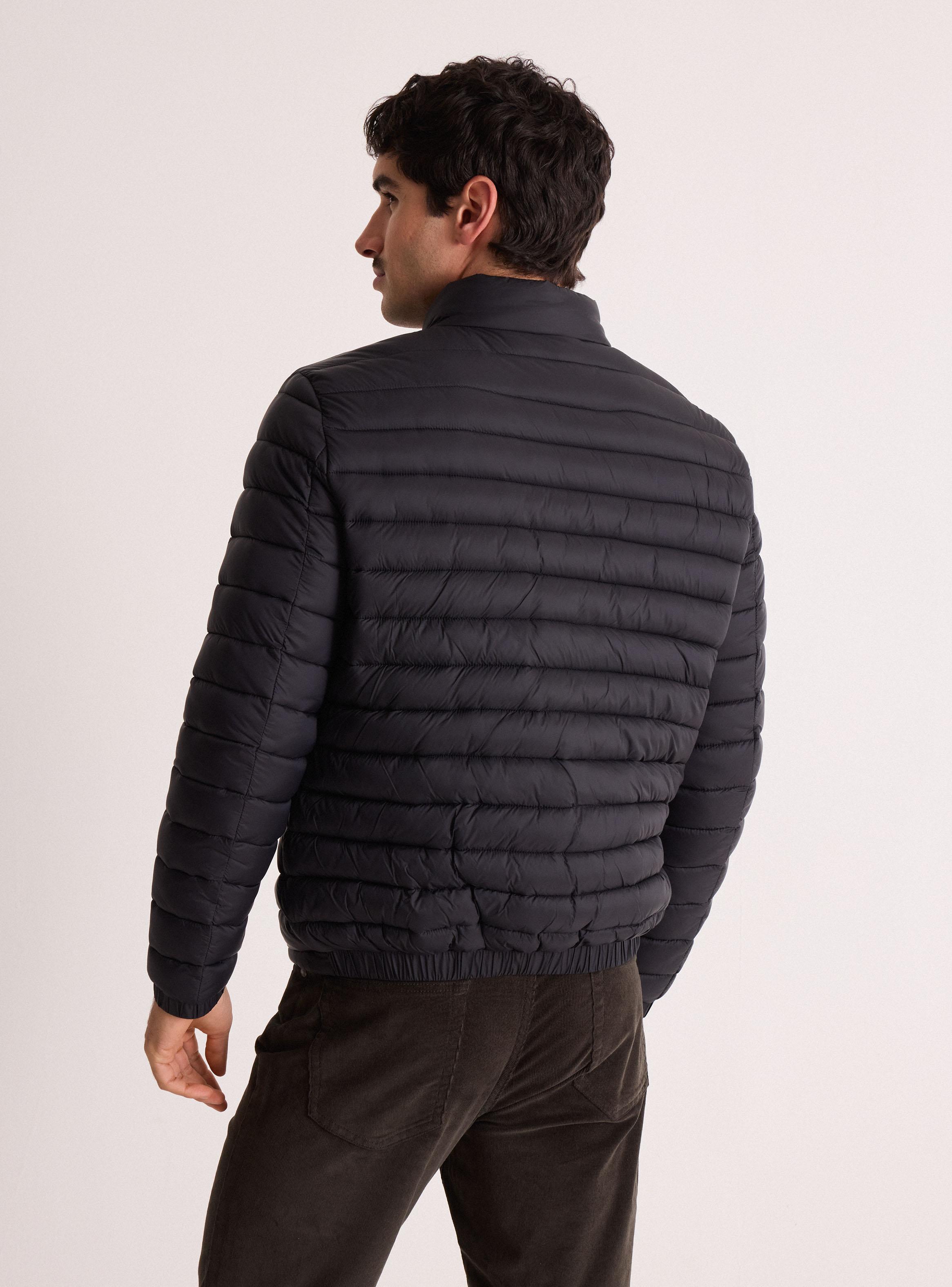 Parka Básica Casual Manga Larga-1