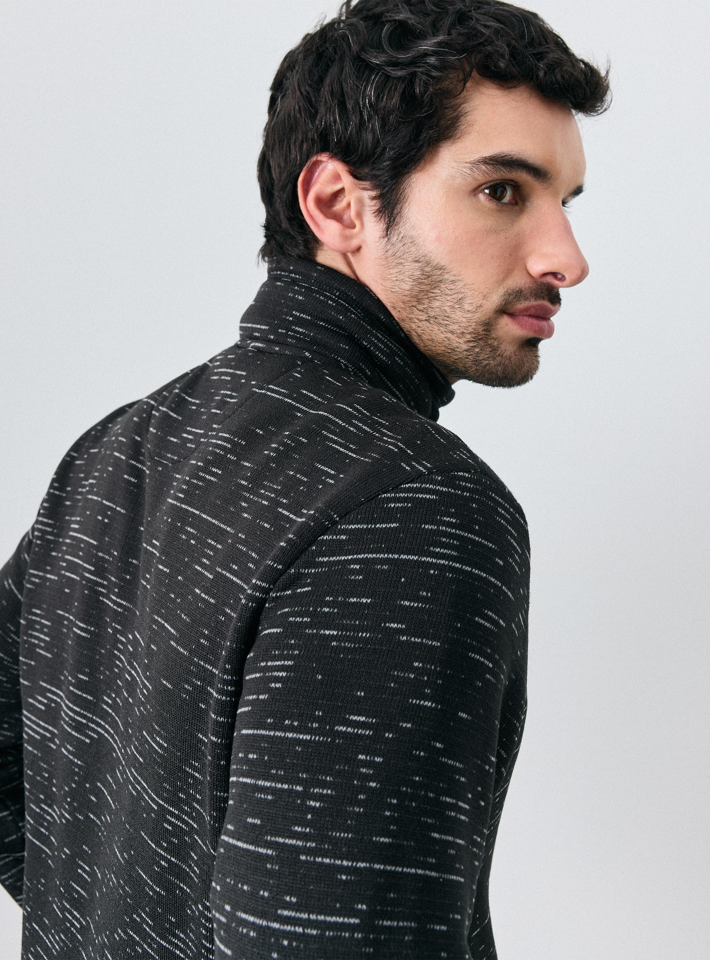 Polar Full Zipper Suede Manga Larga-3