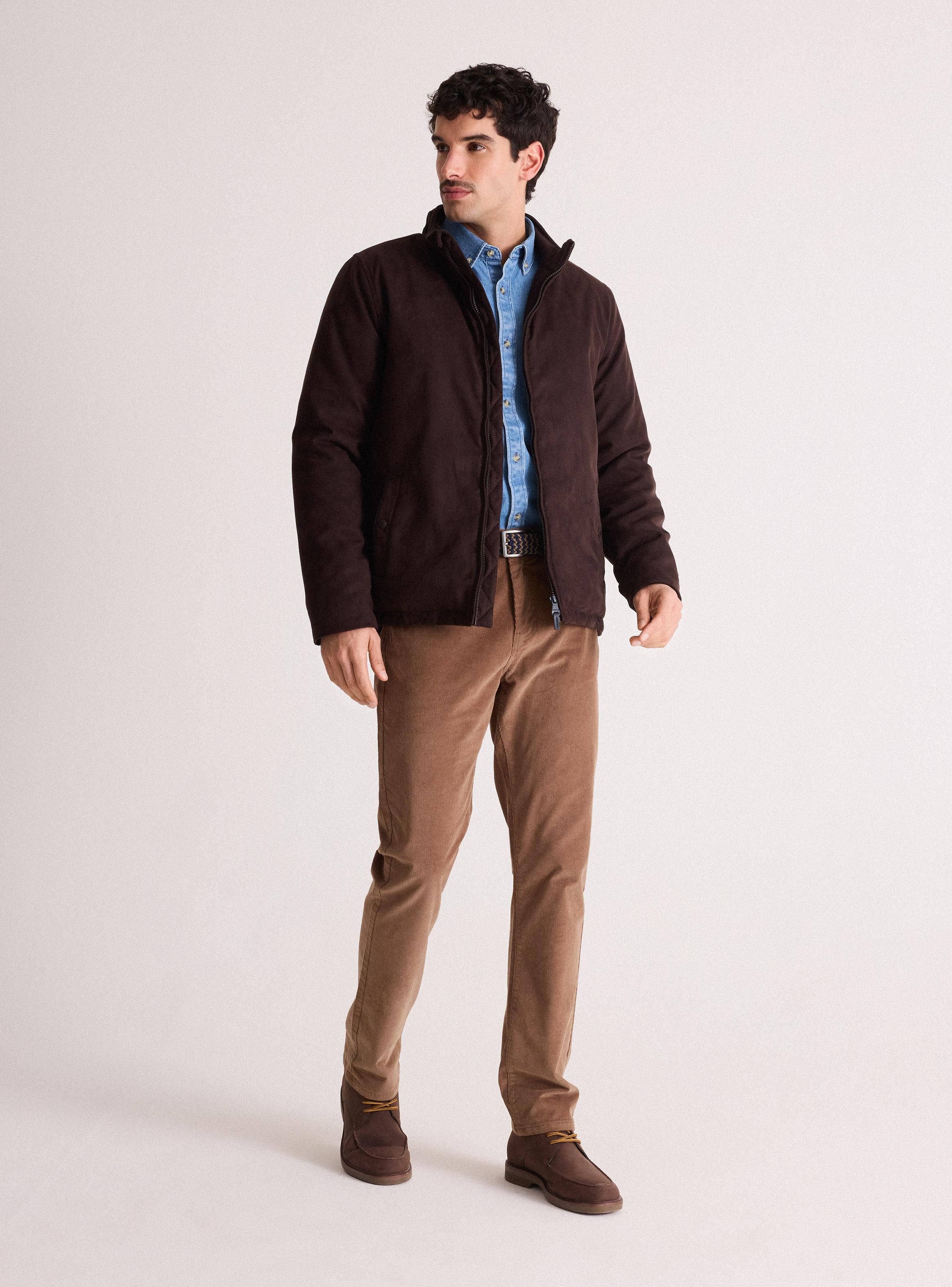 Chaqueta Suede Full Zip-4