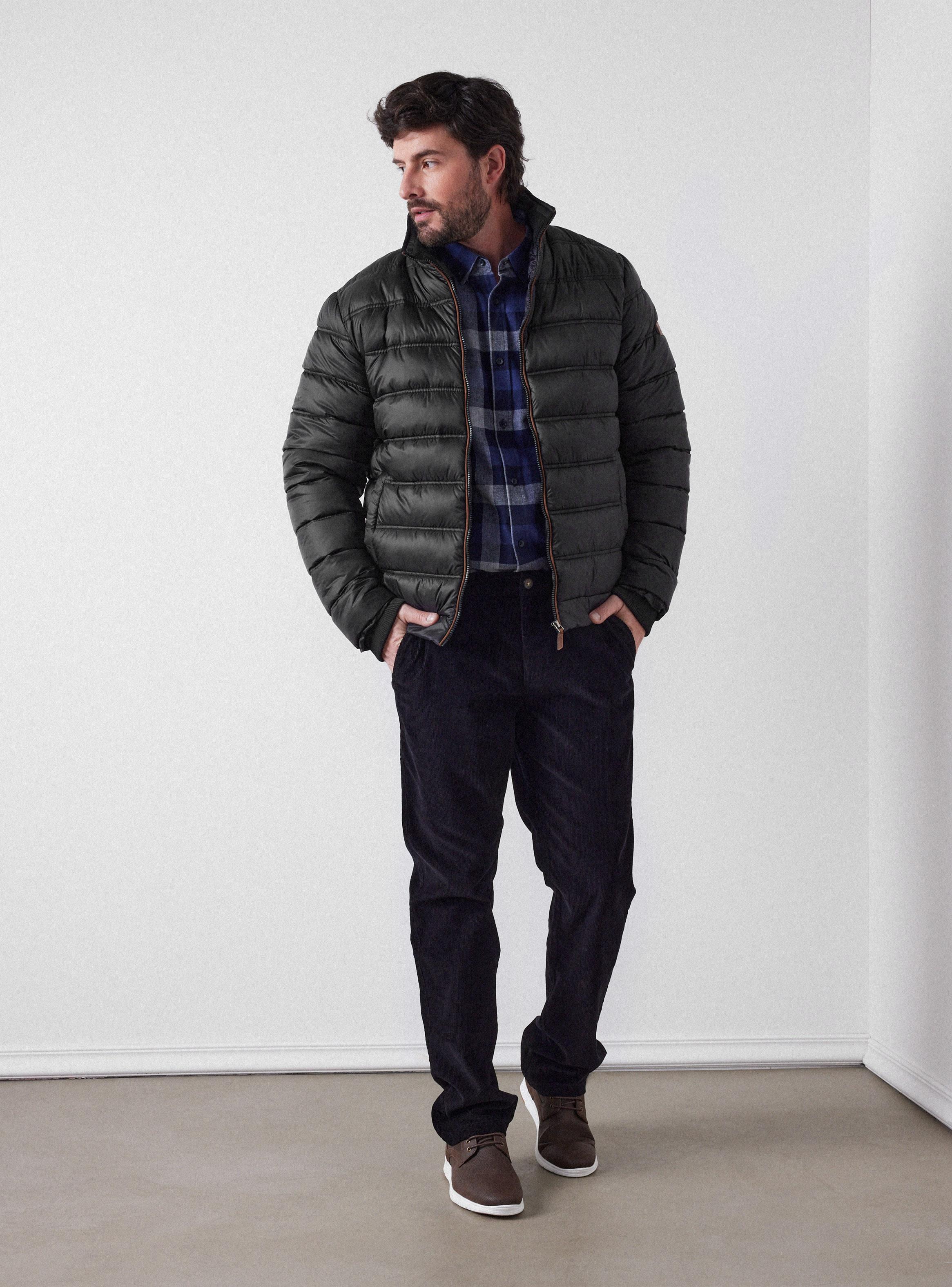 Parka Moda Manga Larga-4