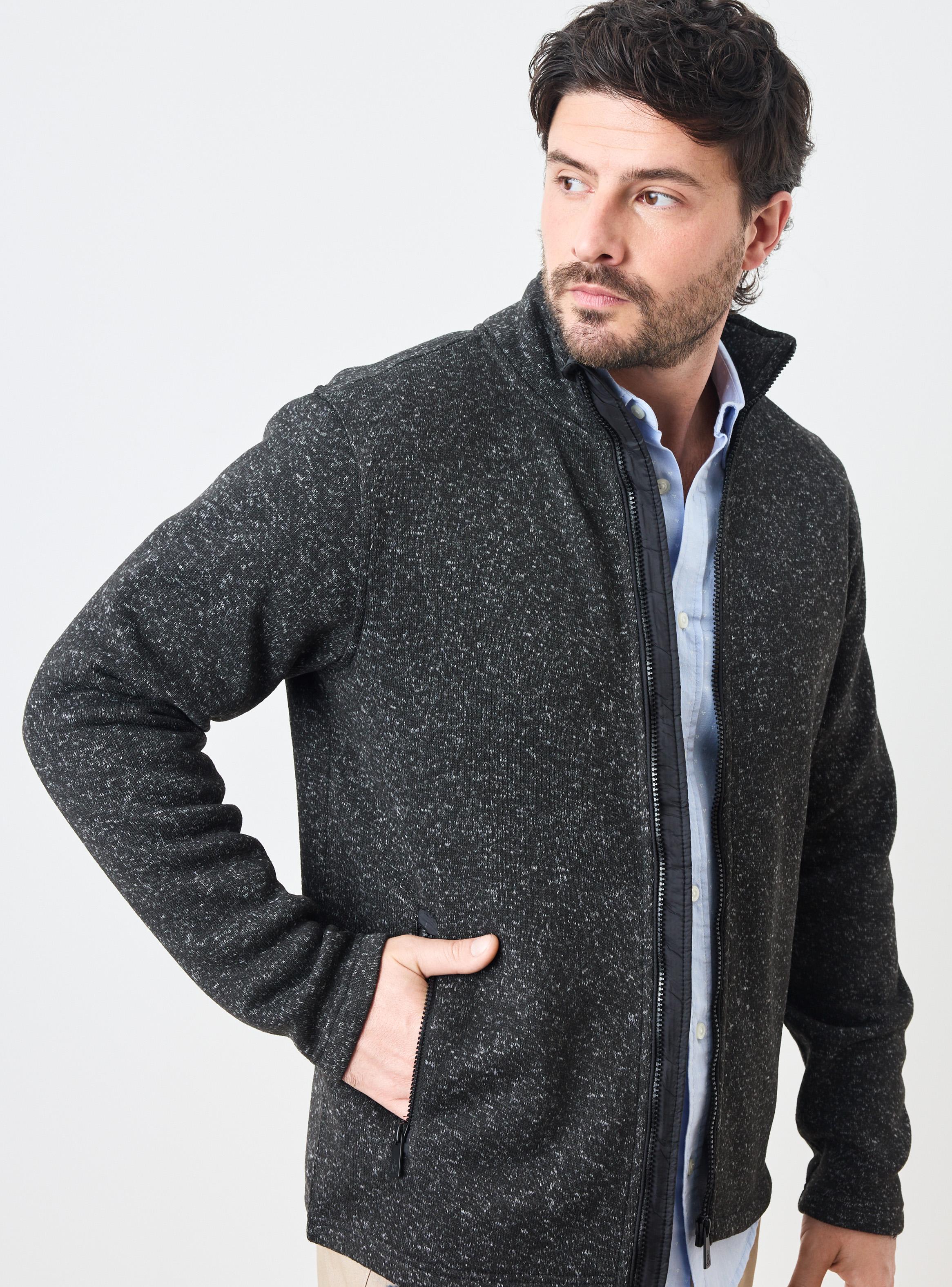 Polar Full Zipper Casual Manga Larga-2