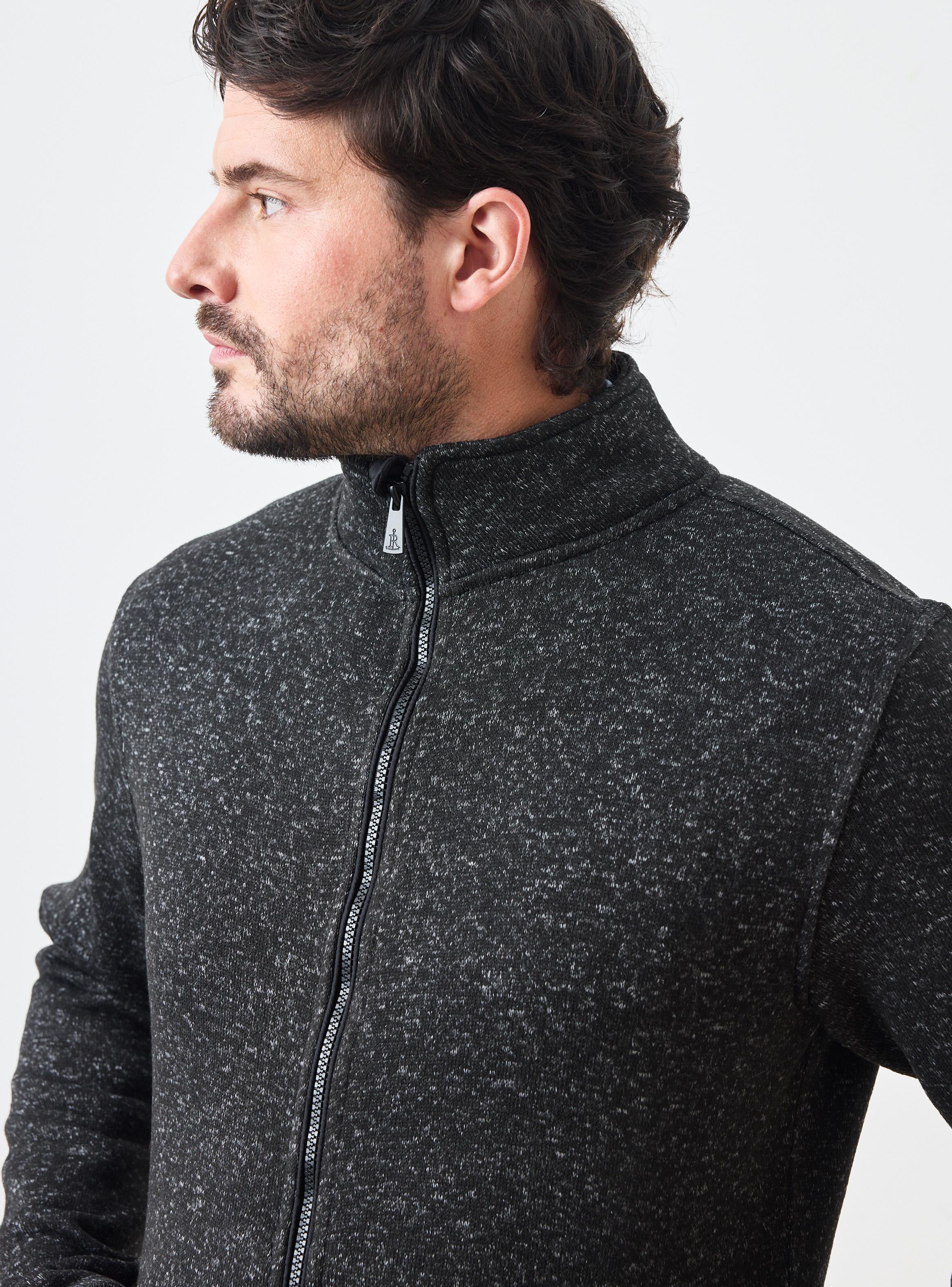 Polar Full Zipper Casual Manga Larga-3