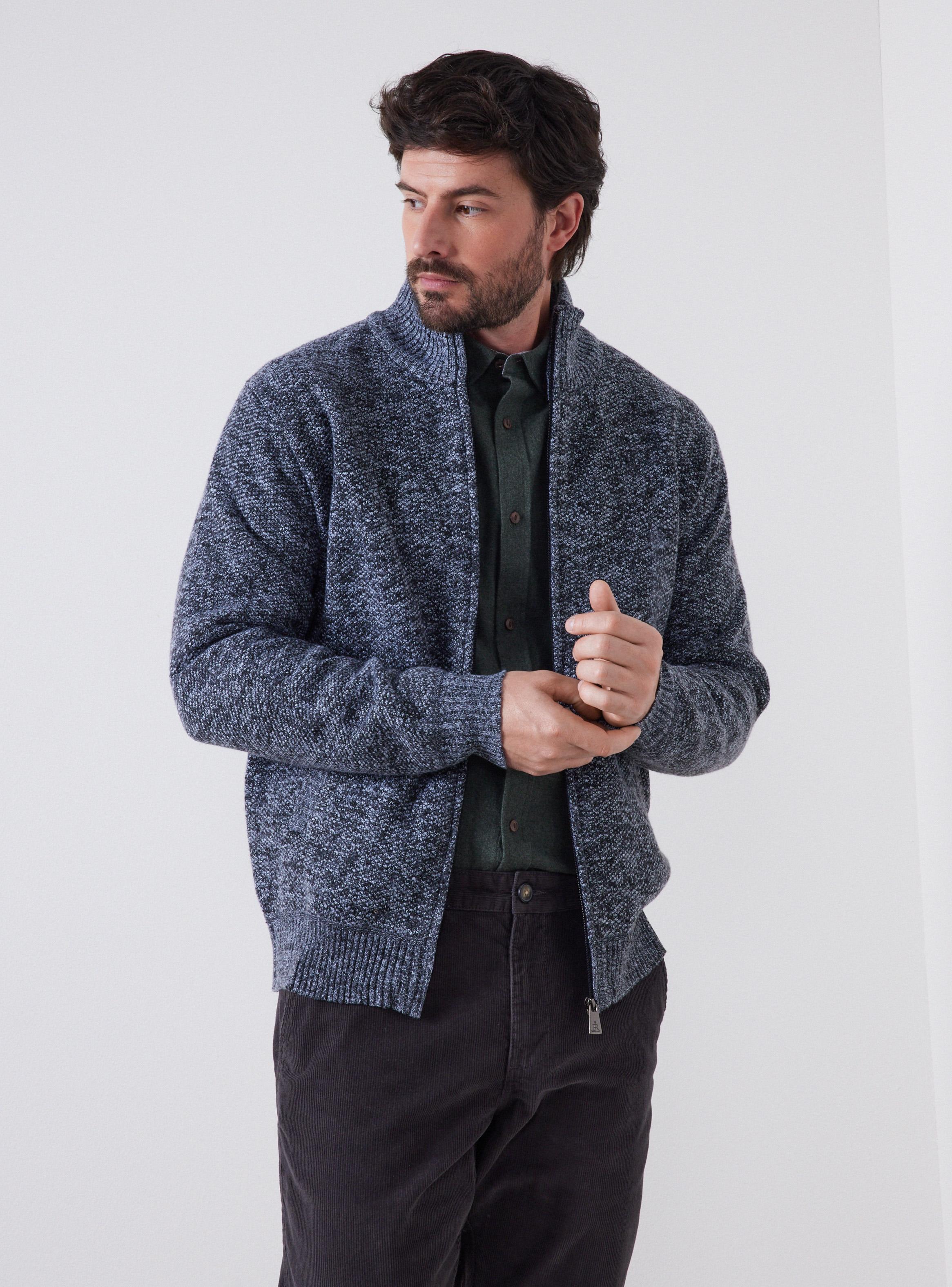 Sweater Liso Cierre Completo-0