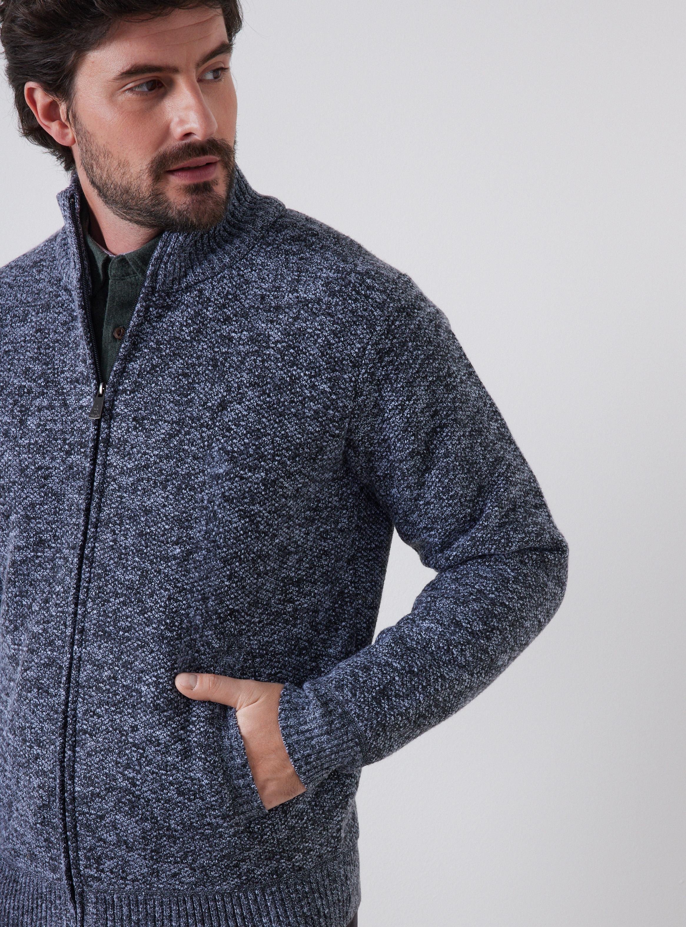 Sweater Liso Cierre Completo-3