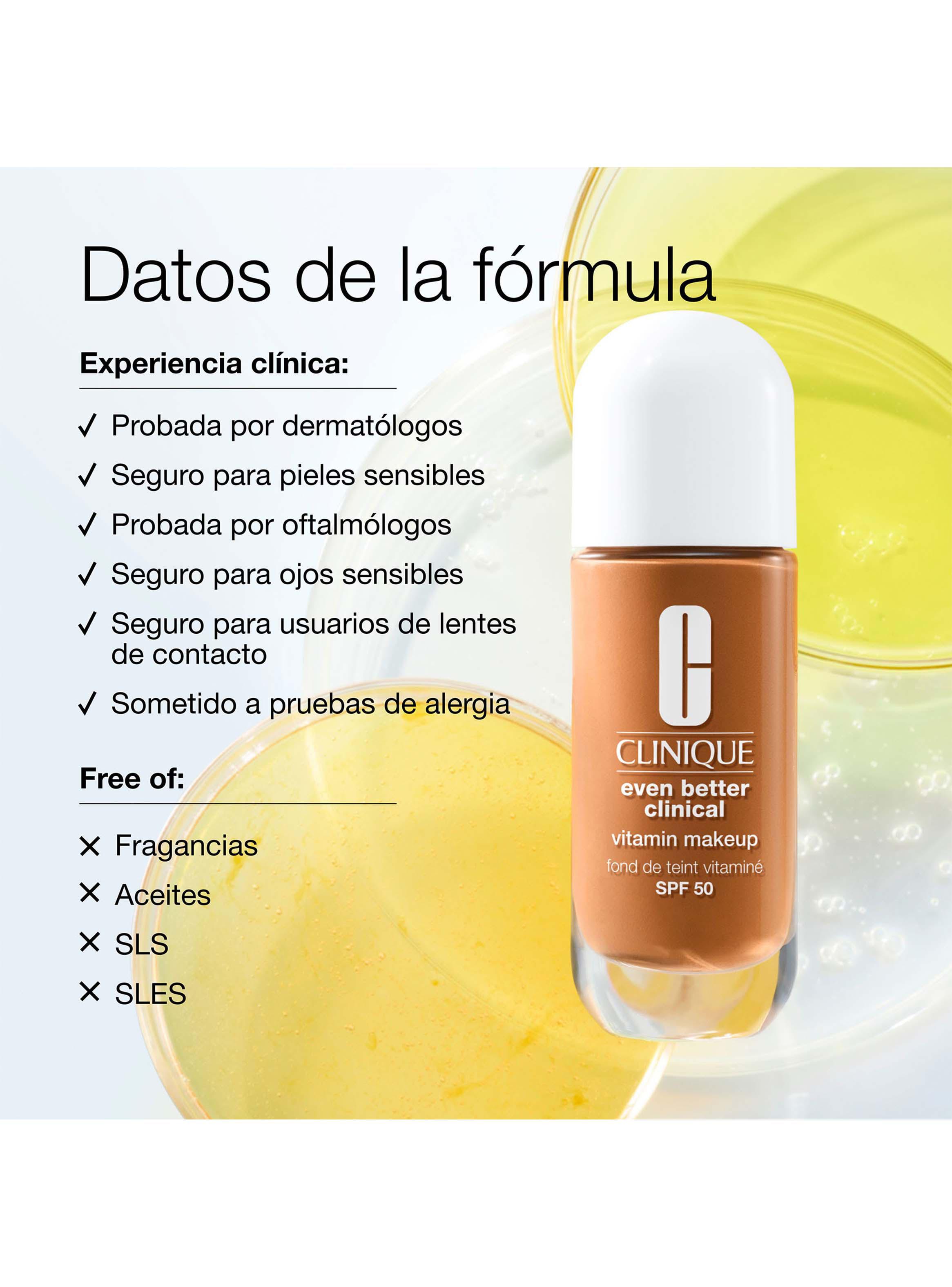 Base de Maquillaje Even Better Clinical Vitamin Makeup SPF 50 30ml Light Medium Warm 2-4