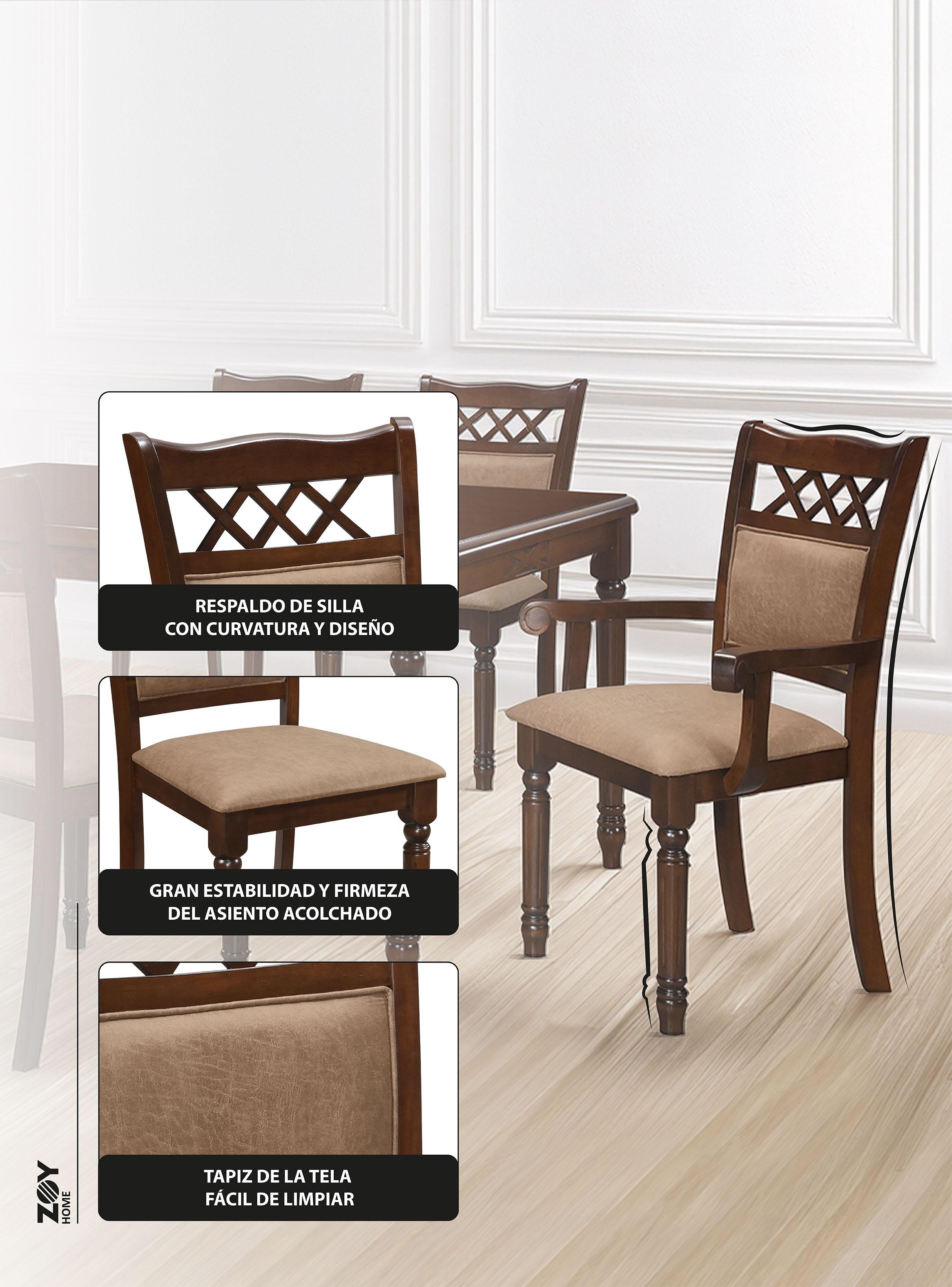 Juego de Comedor Mallorca 4 Sillas + 2 Sitiales-3