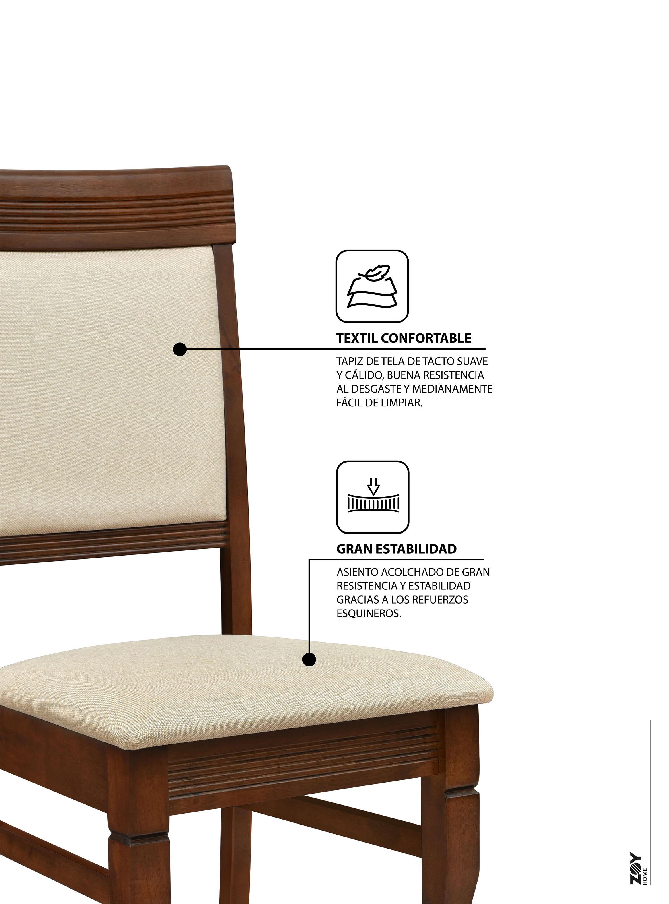 Juego de Comedor Santorini 4 Sillas-3