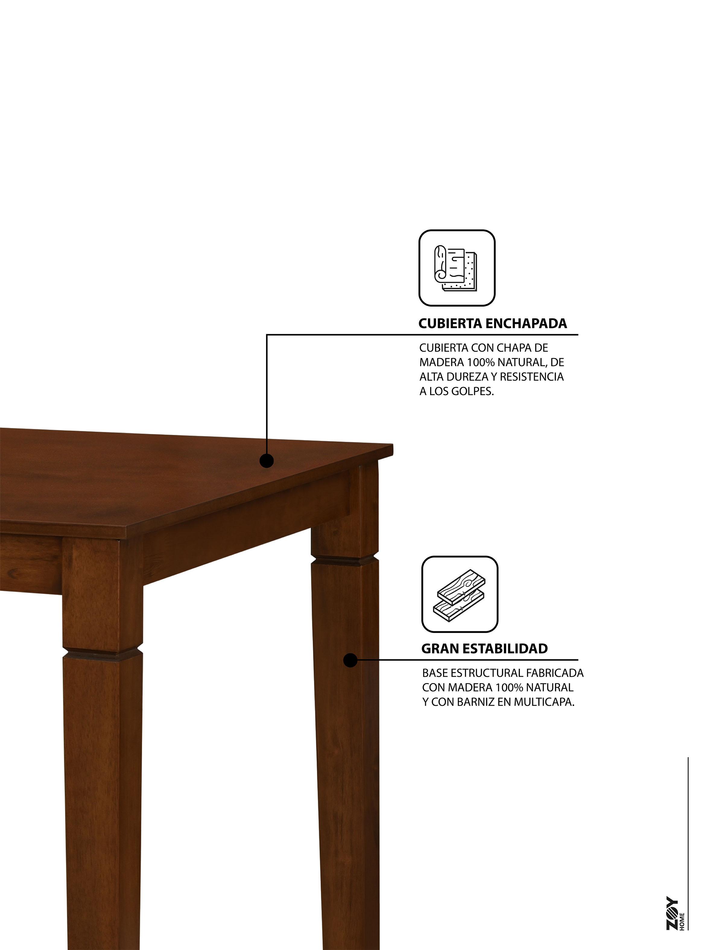 Juego de Comedor Ibiza 6 Sillas-2