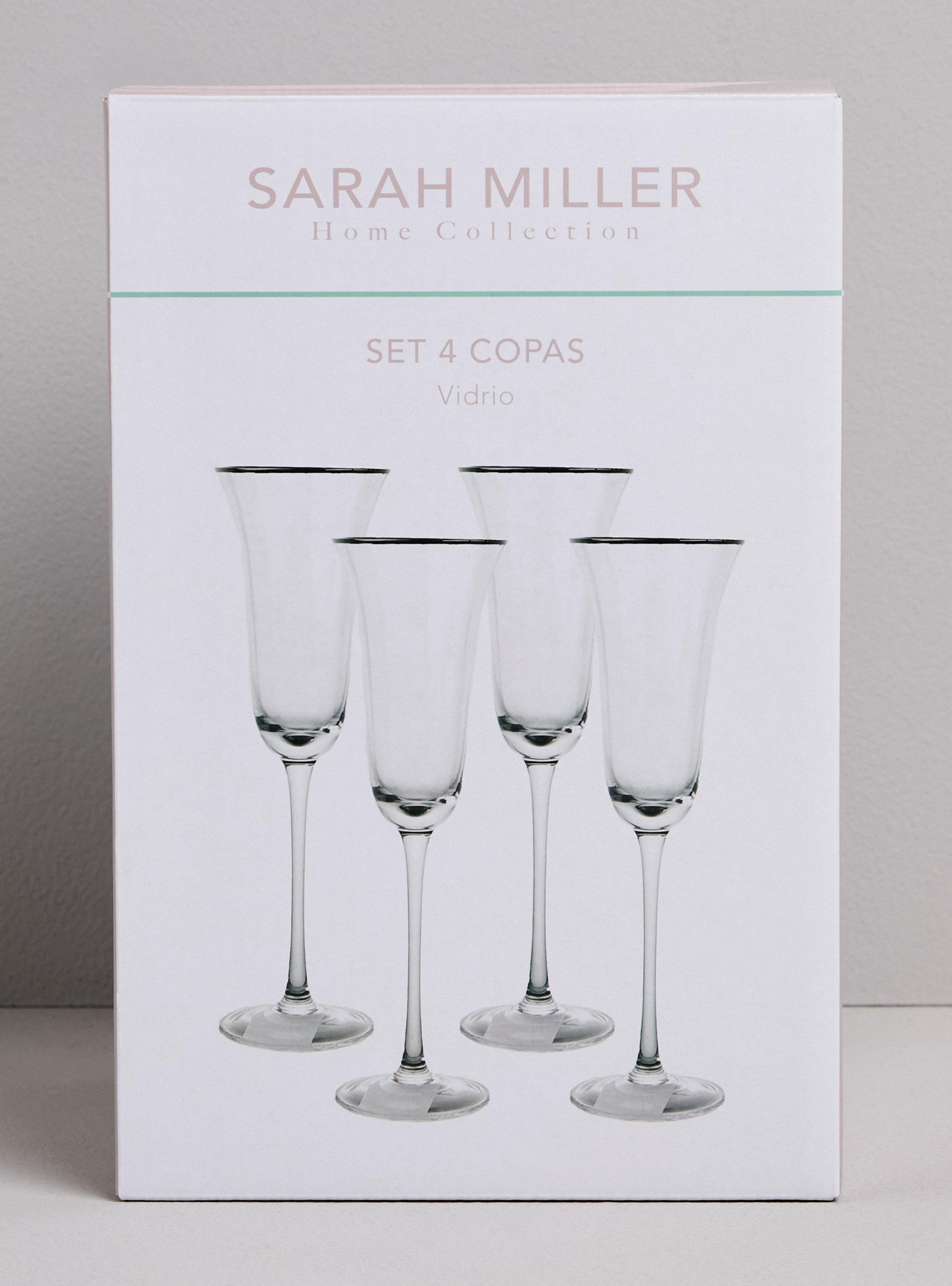 Set de 4 Copas Silver 180 ml-3
