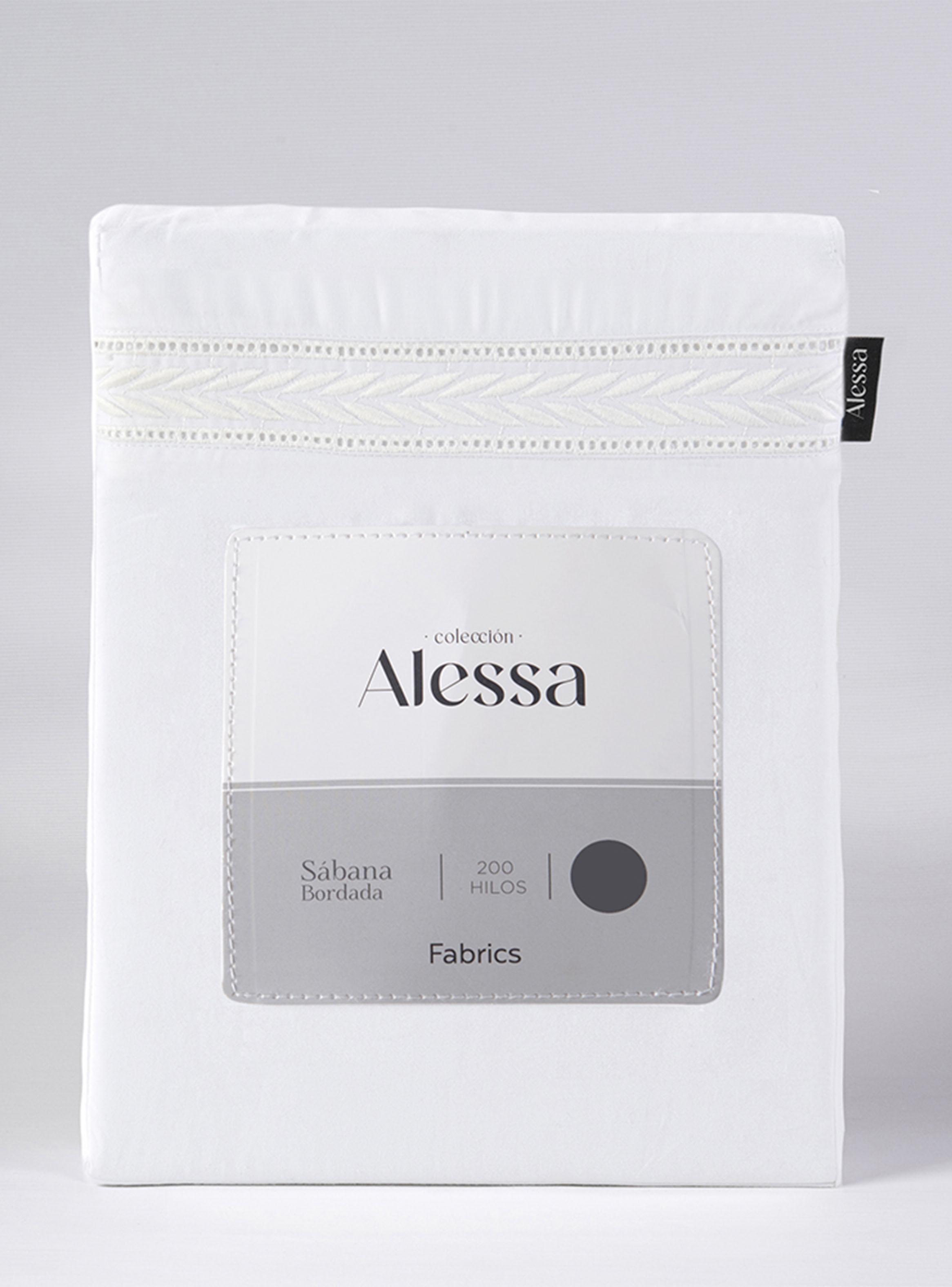 Sábanas 1.5 Plazas 200 Hilos Bordada-2